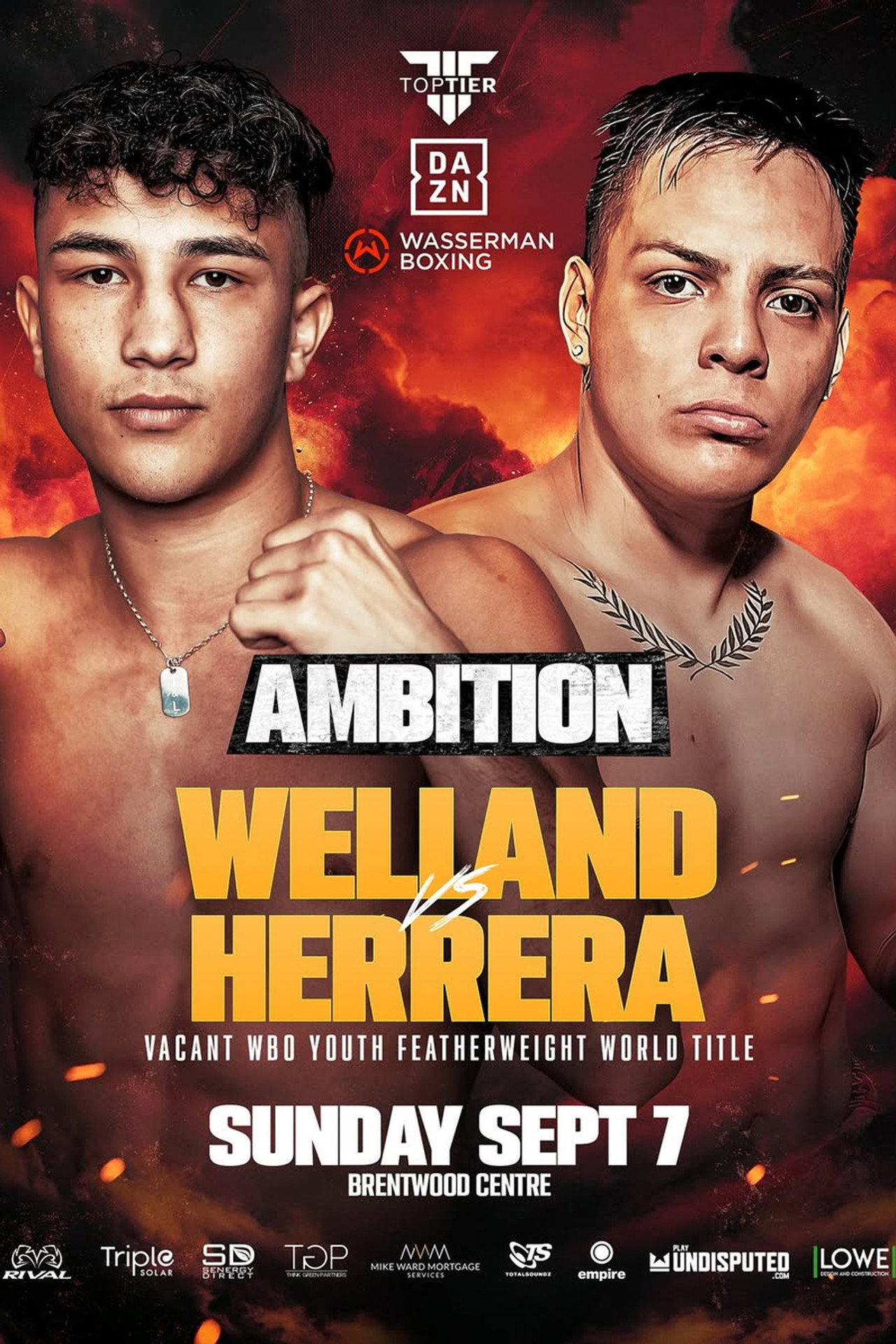 Tom Welland vs. Kevin Herrera filmaffisch