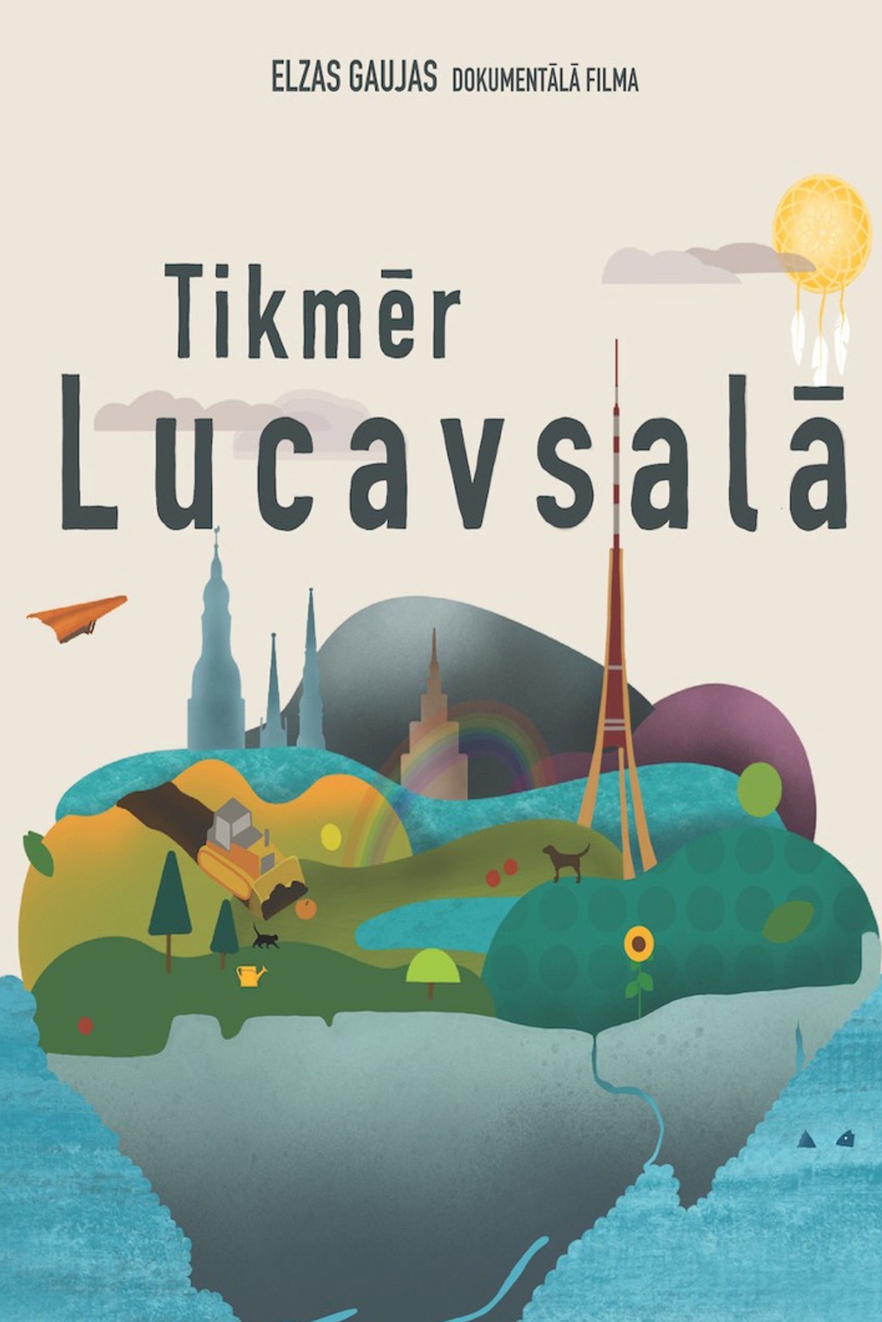 Tikmēr Lucavsalā filmaffisch