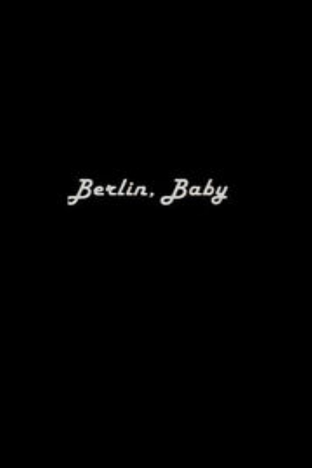 Berlin, Baby filmaffisch
