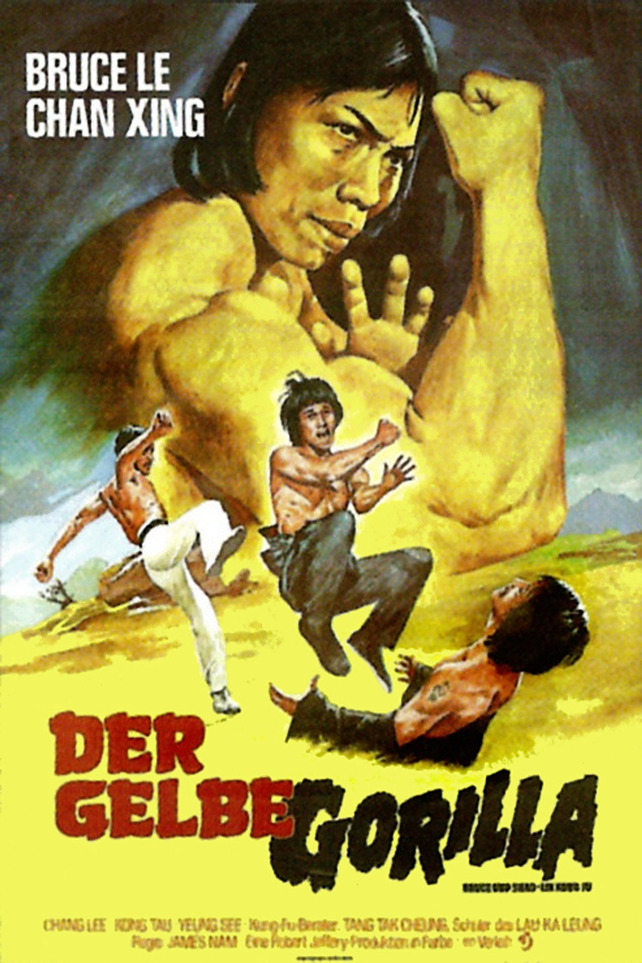 Bruce and Shaolin Kung Fu filmaffisch