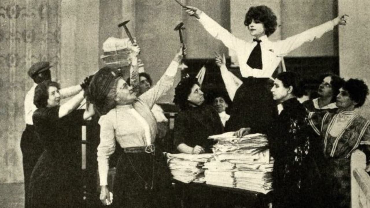 Scen från Die Suffragette