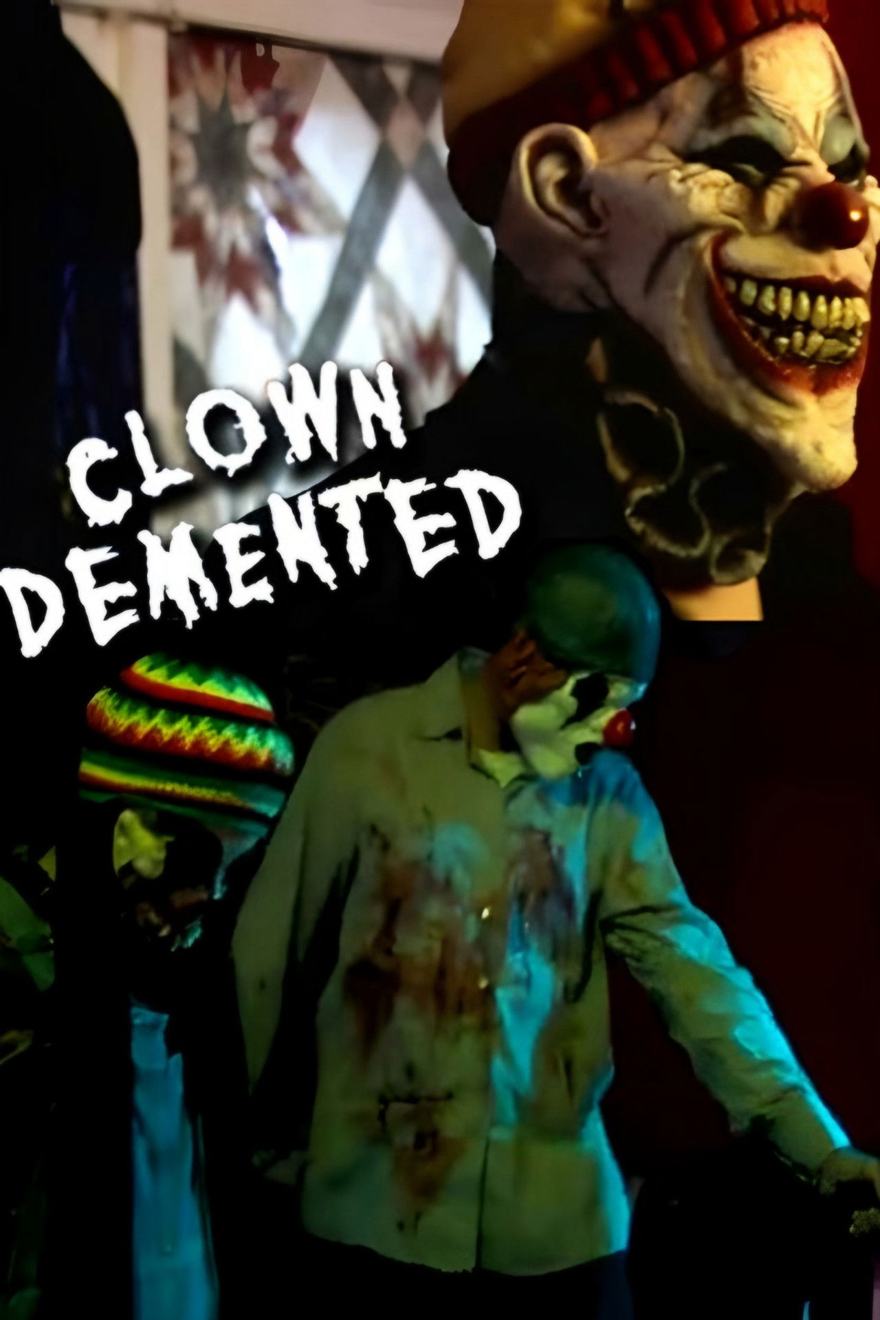 Clown Demented Backdrop
