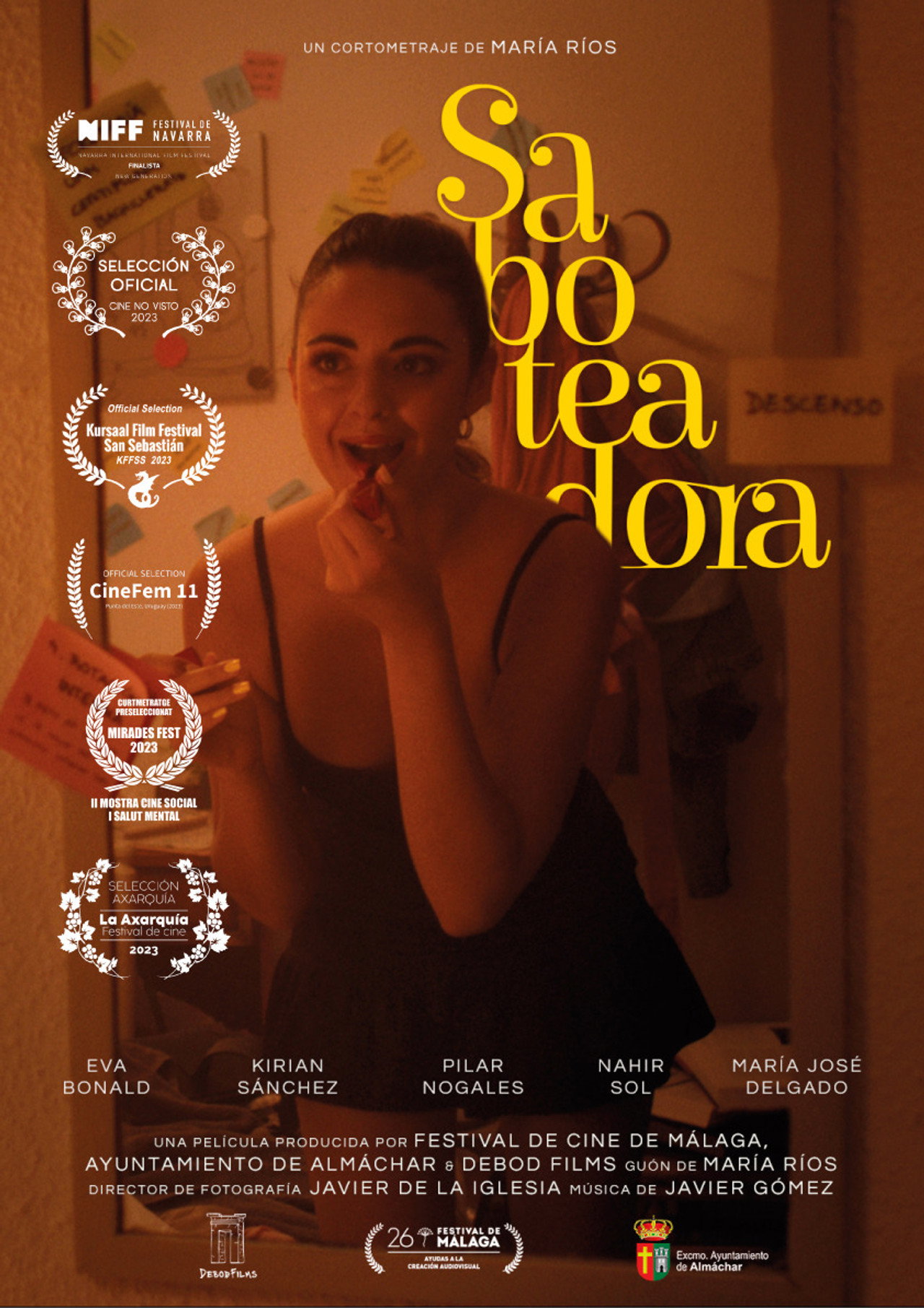 Saboteadora filmaffisch