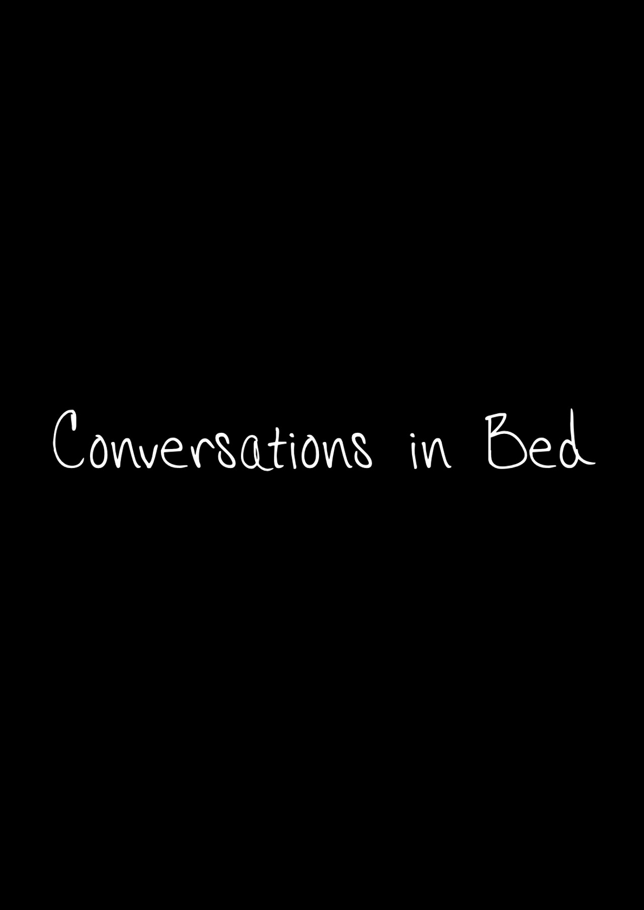 Conversations in Bed filmaffisch