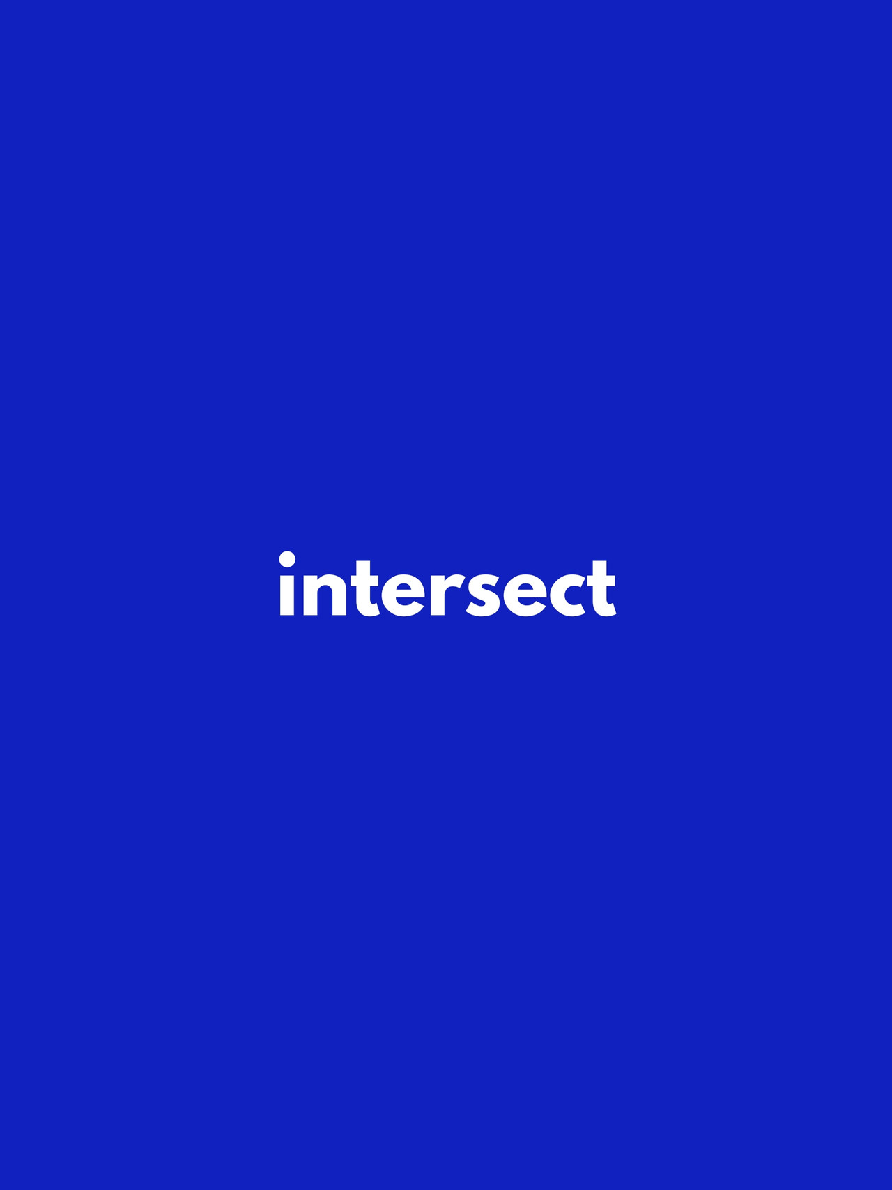 intersect filmaffisch