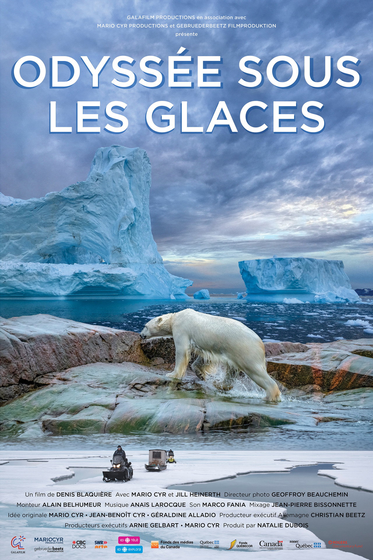 Odyssée sous les glaces filmaffisch
