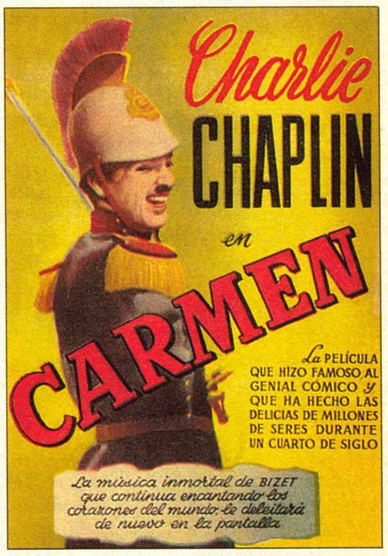 Resultado de imagen de "Carmen" 1915 de Charles Chaplin