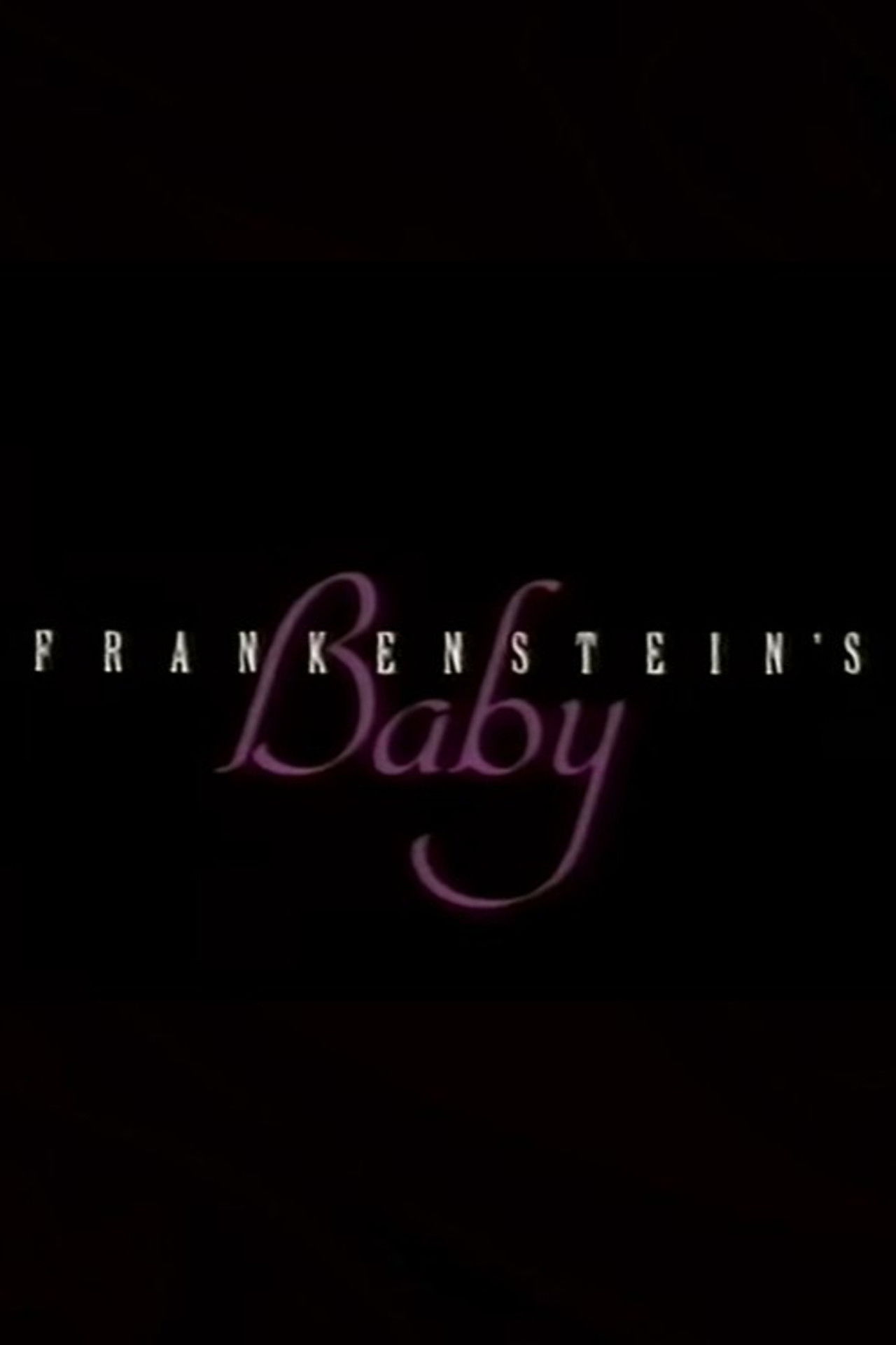Frankenstein's Baby Backdrop