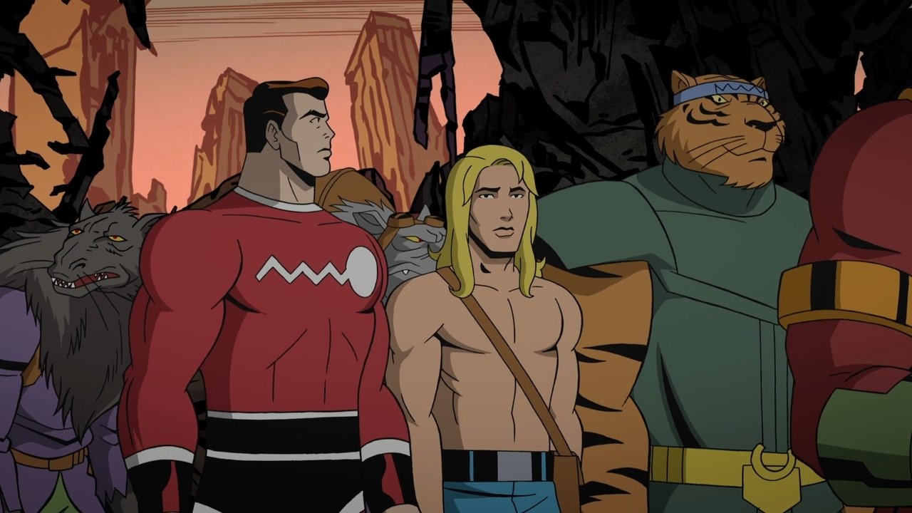 Scen från DC Showcase: Kamandi: The Last Boy on Earth!