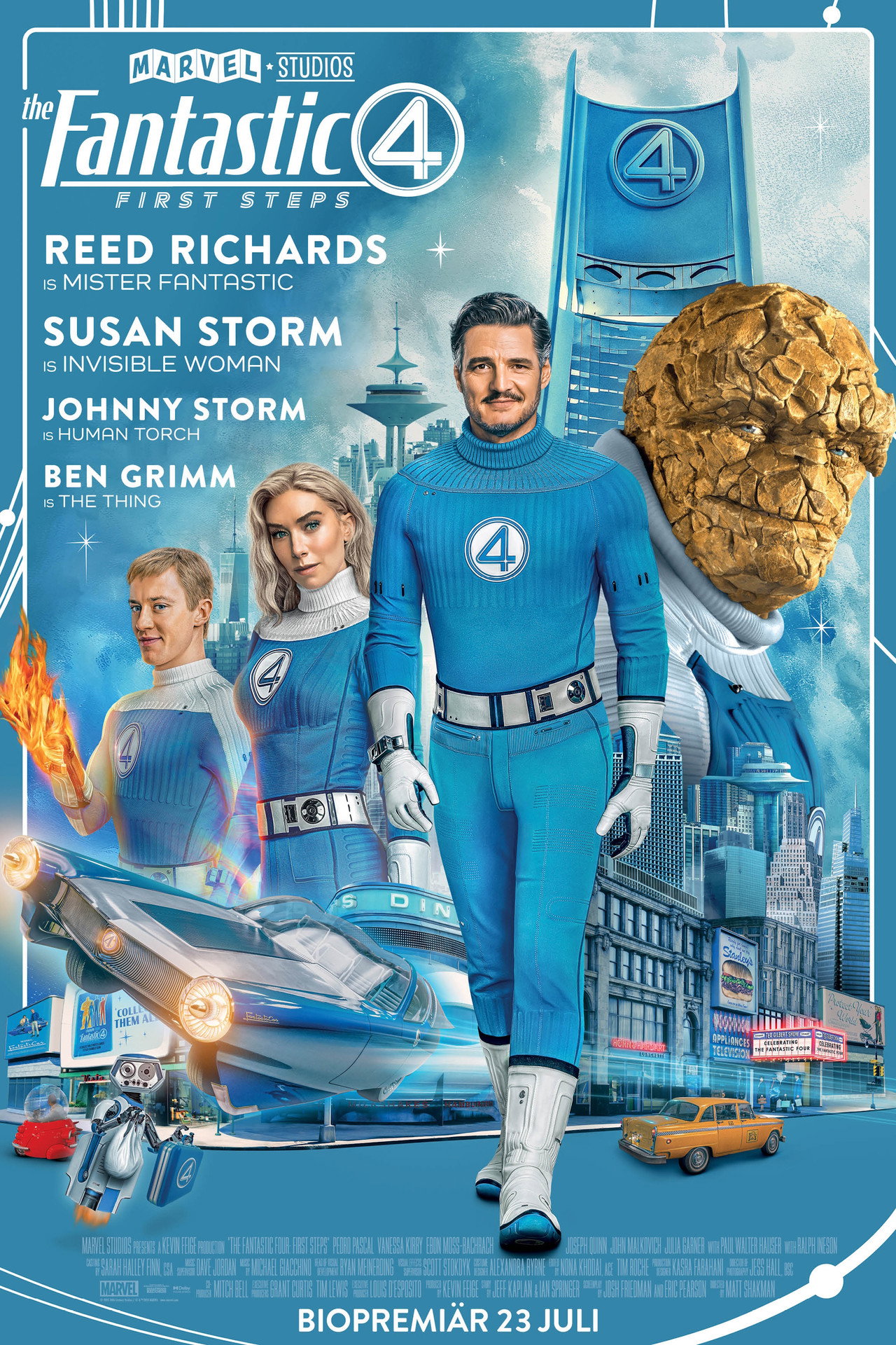 The Fantastic 4: First Steps filmaffisch