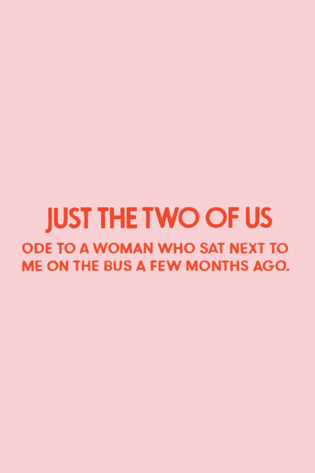 Just the Two of Us filmaffisch