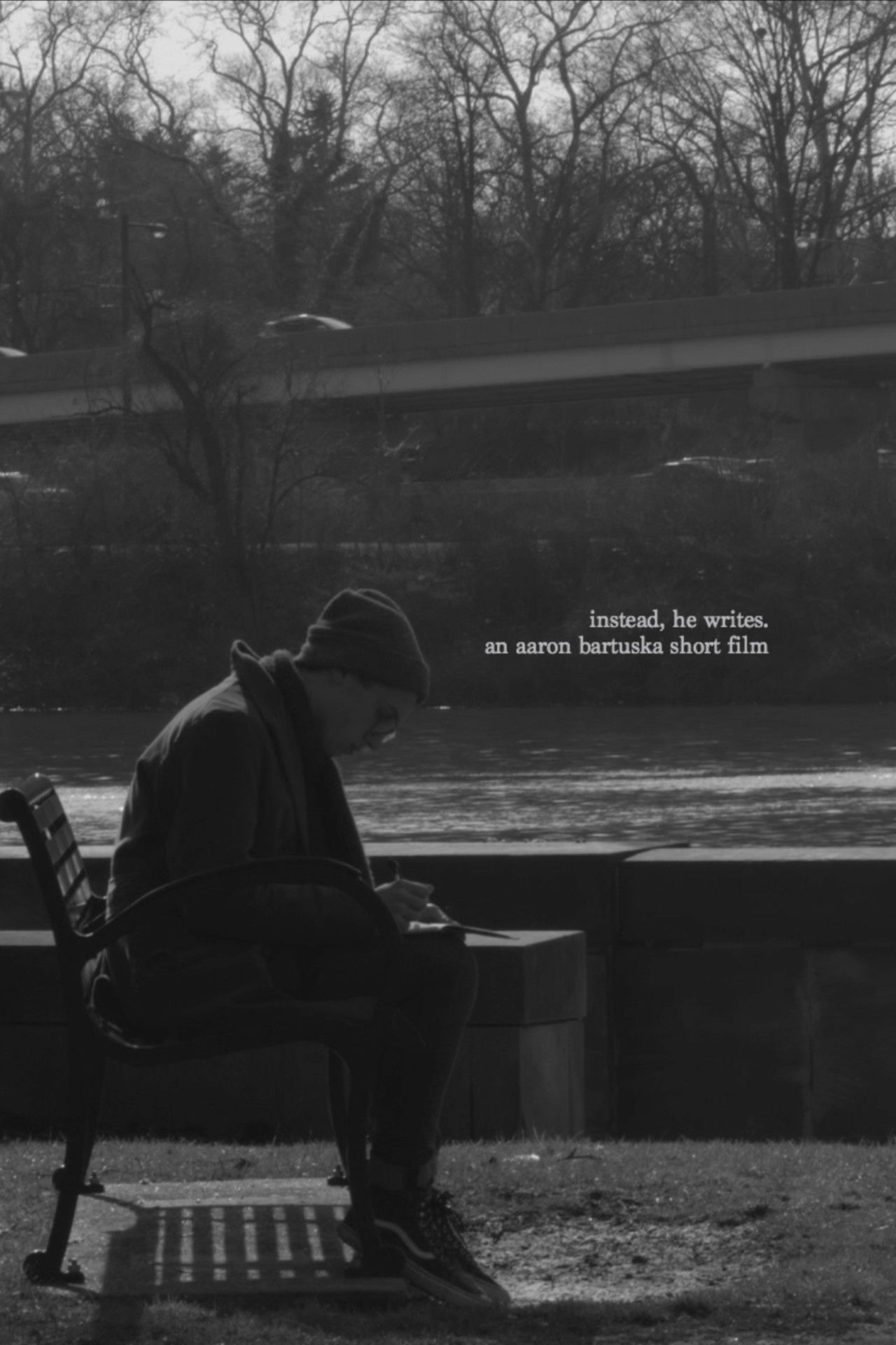 instead, he writes. Backdrop