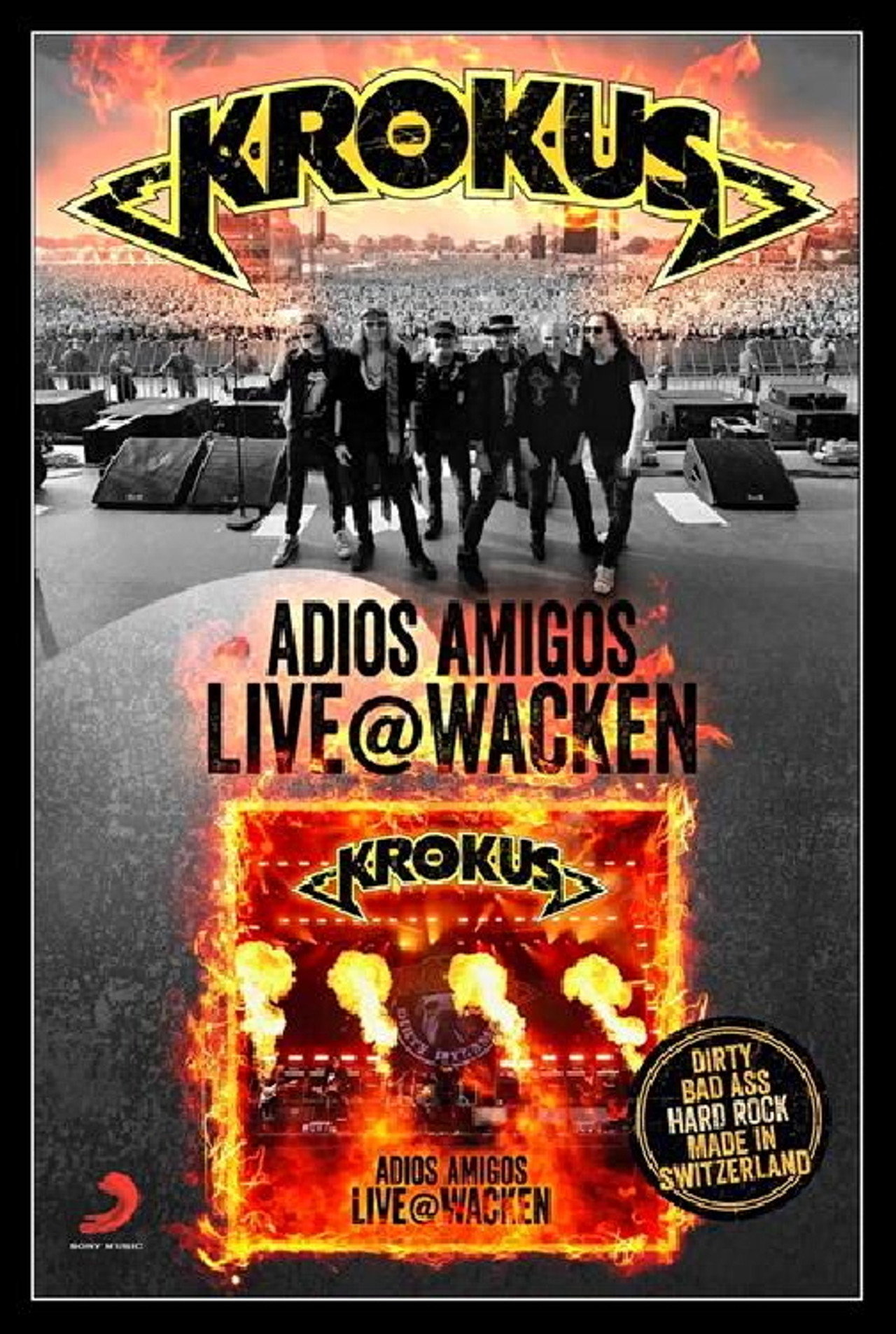 Krokus: Adios Amigos Live @ Wacken 2019 filmaffisch