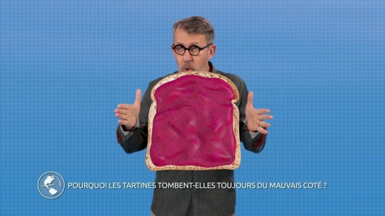 La minute de Jamy — La loi de la tartine