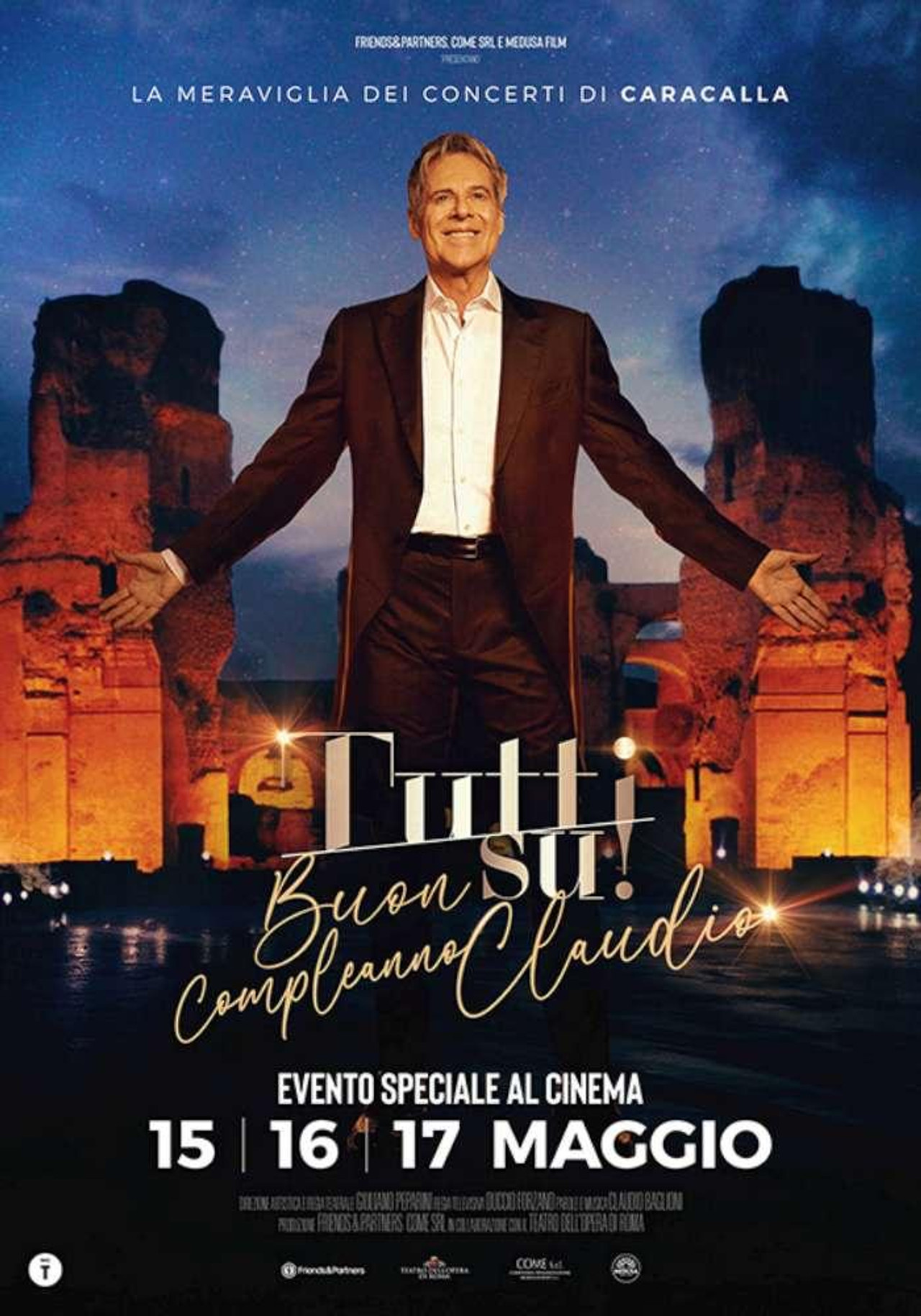 Tutti su! Buon compleanno Claudio filmaffisch
