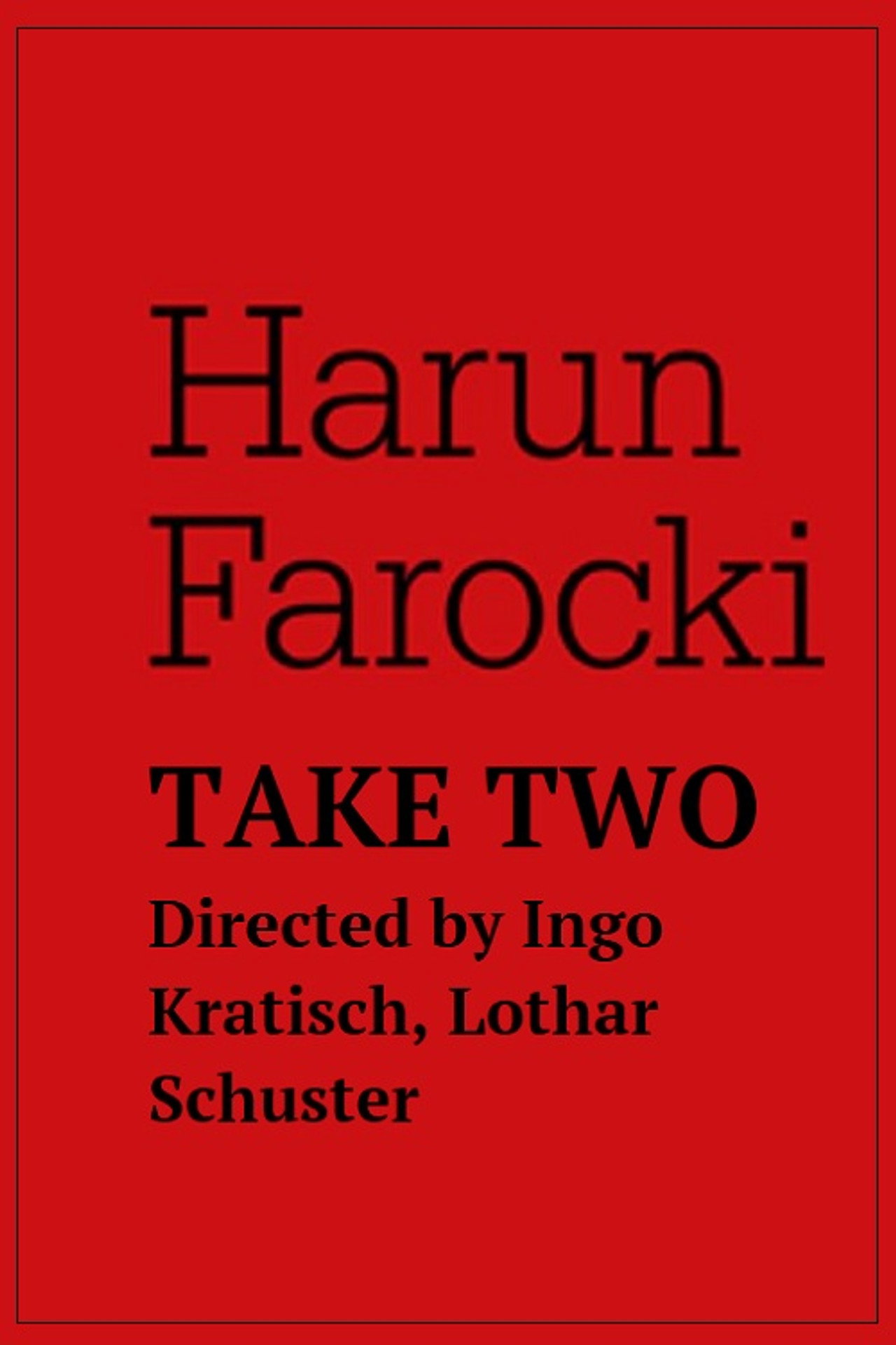Harun Farocki - Zweimal filmaffisch