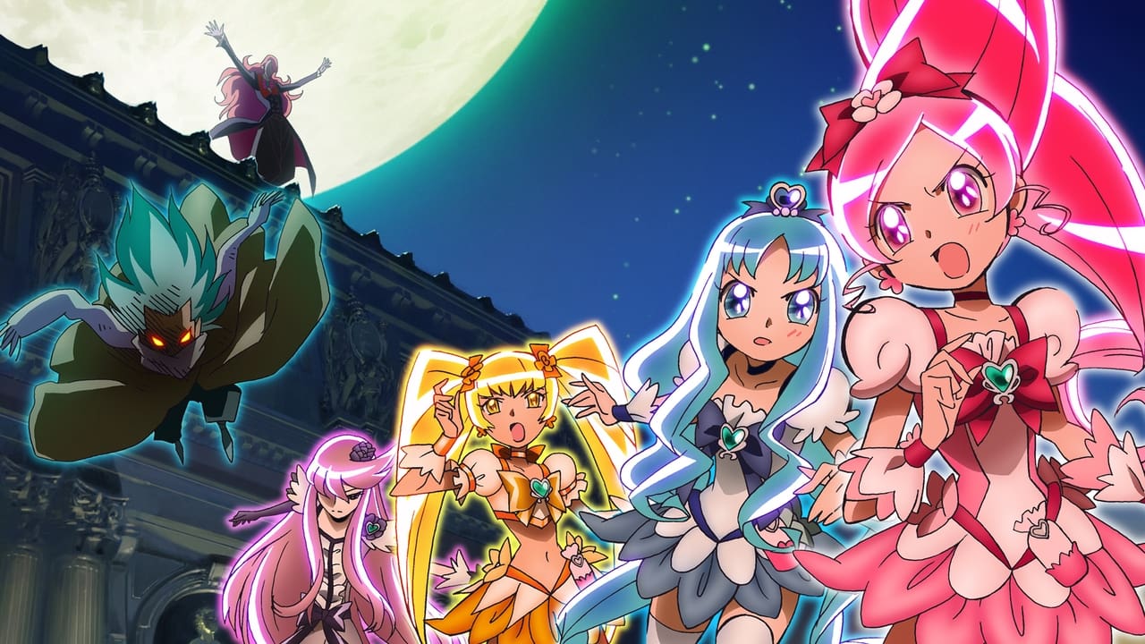 Scen från Heartcatch Precure! Movie: Fashion Show in the City of Flowers!?