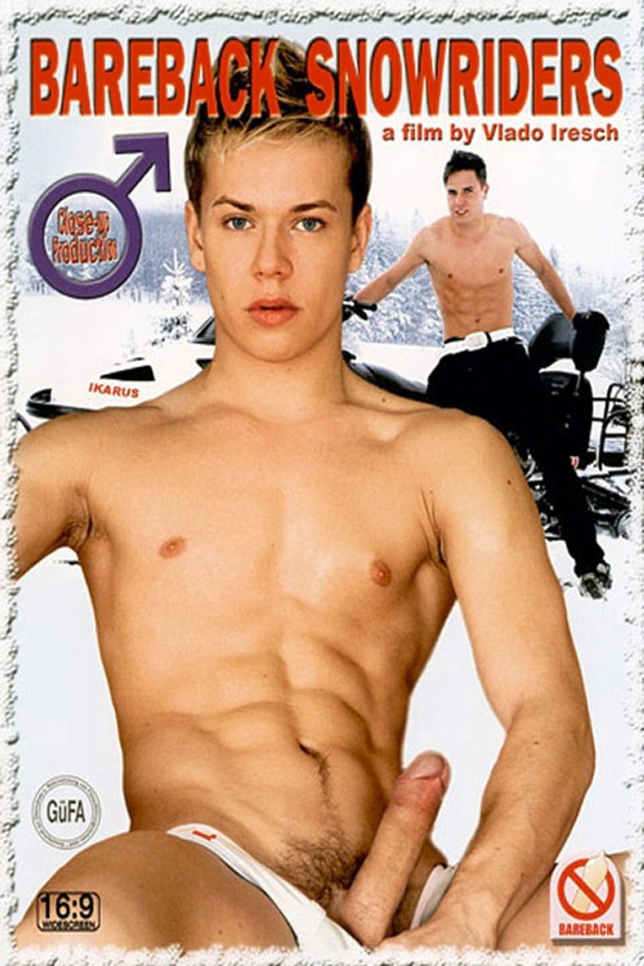 Bareback Snowriders Backdrop