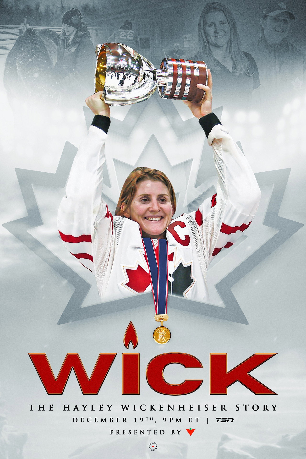 WICK: The Hayley Wickenheiser Story Backdrop