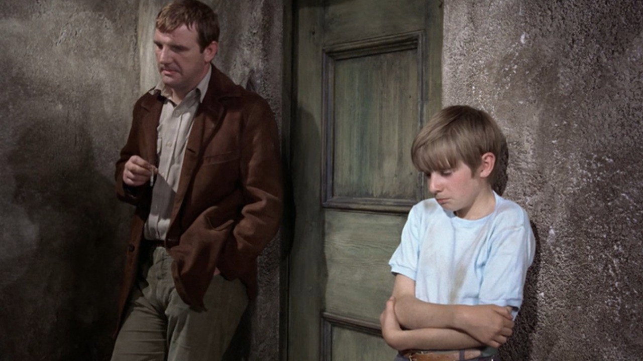 Man in a Suitcase backdrop