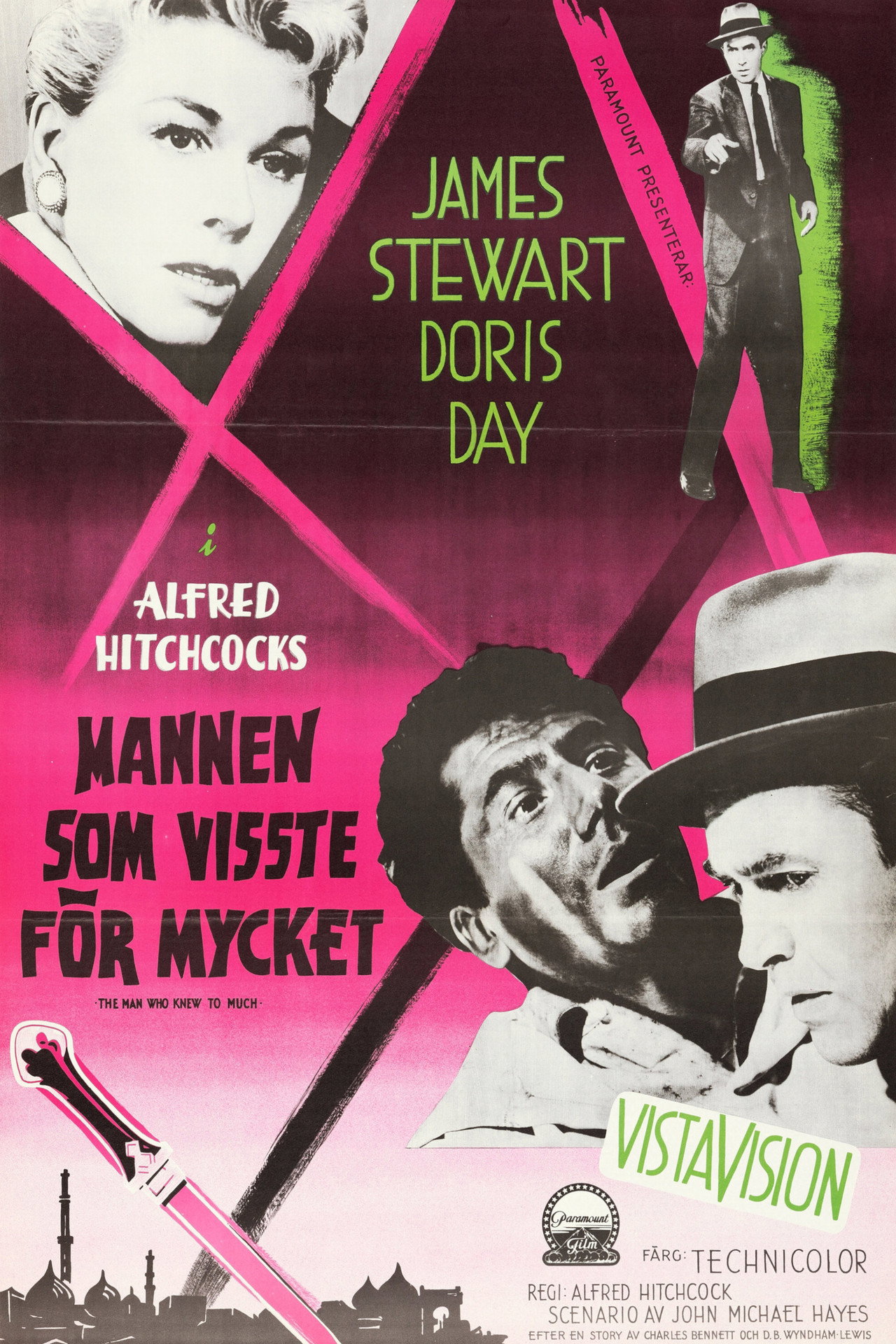 Mannen som visste för mycket filmaffisch