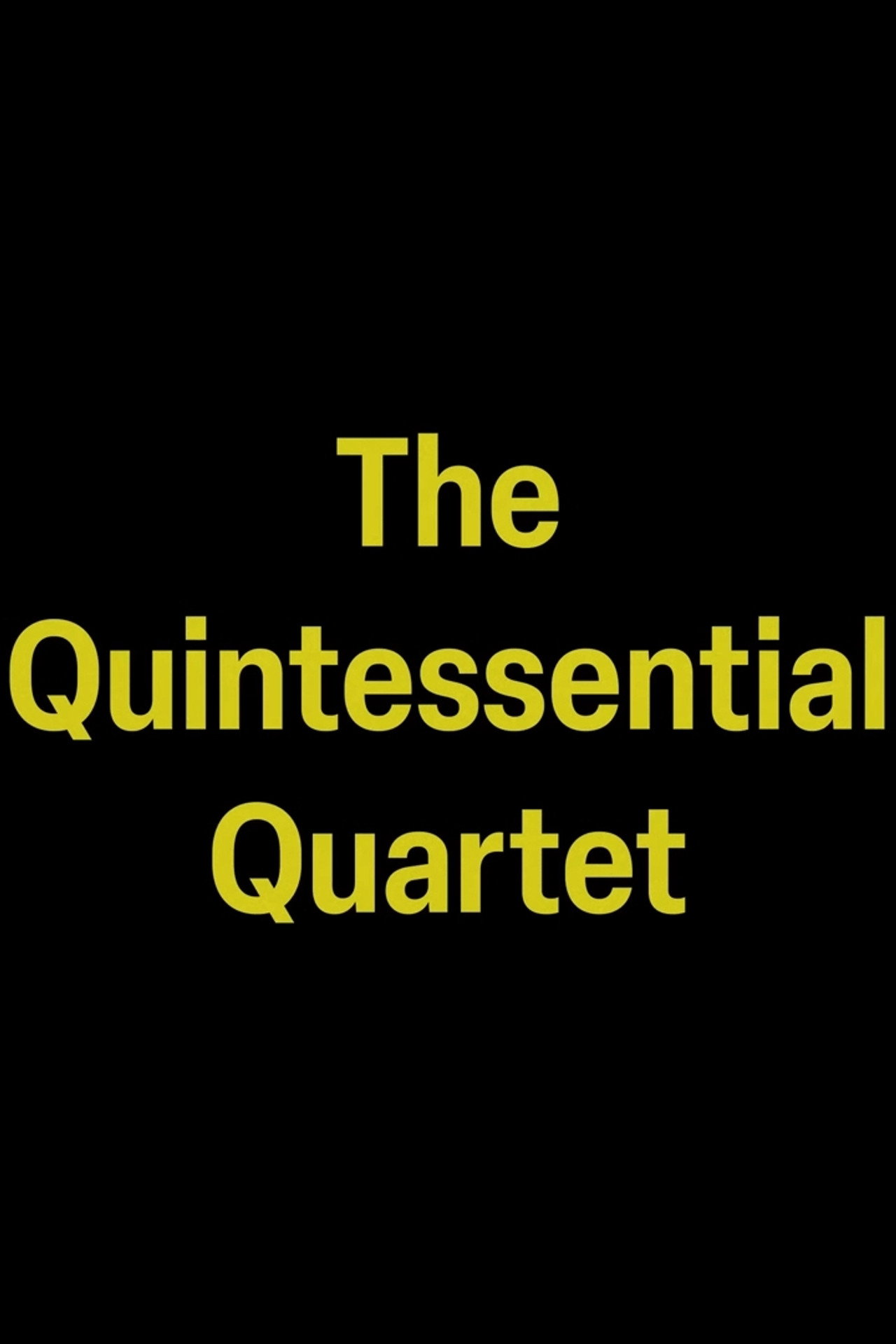 The Quintessential Quartet Backdrop