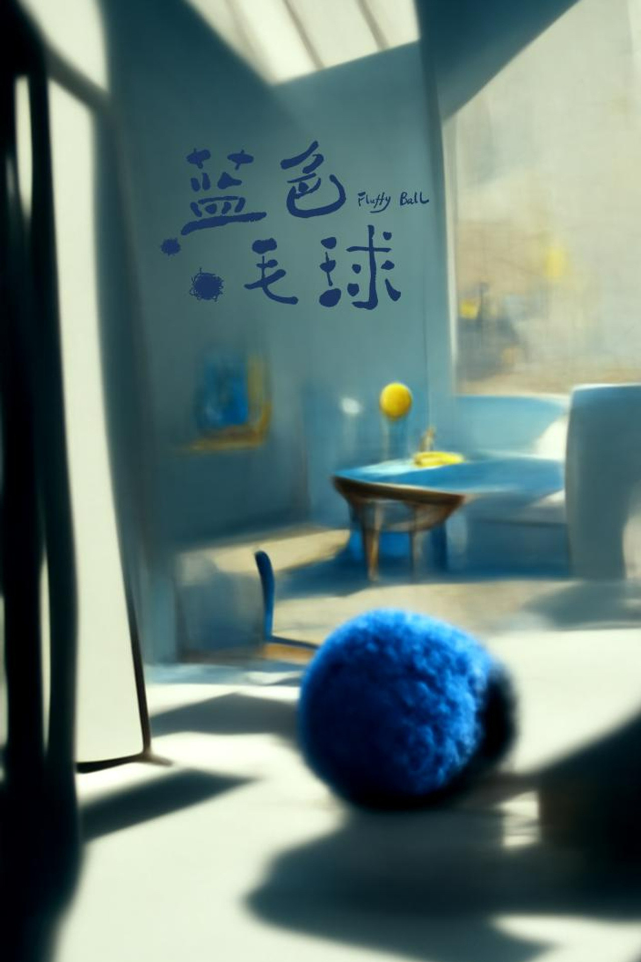 Fluffy Ball Backdrop