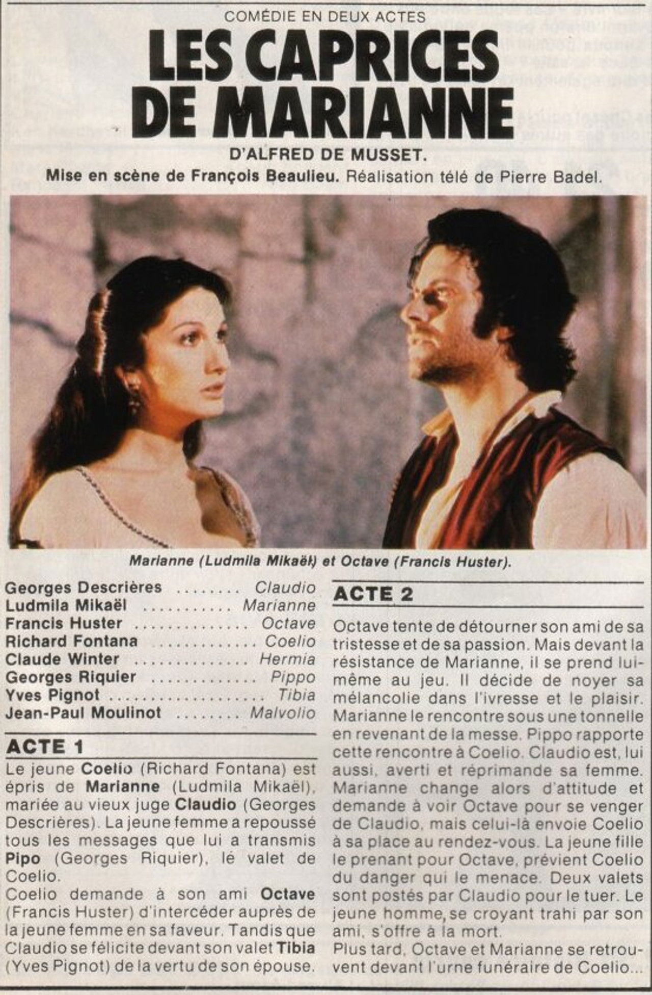 Les Caprices de Marianne Backdrop