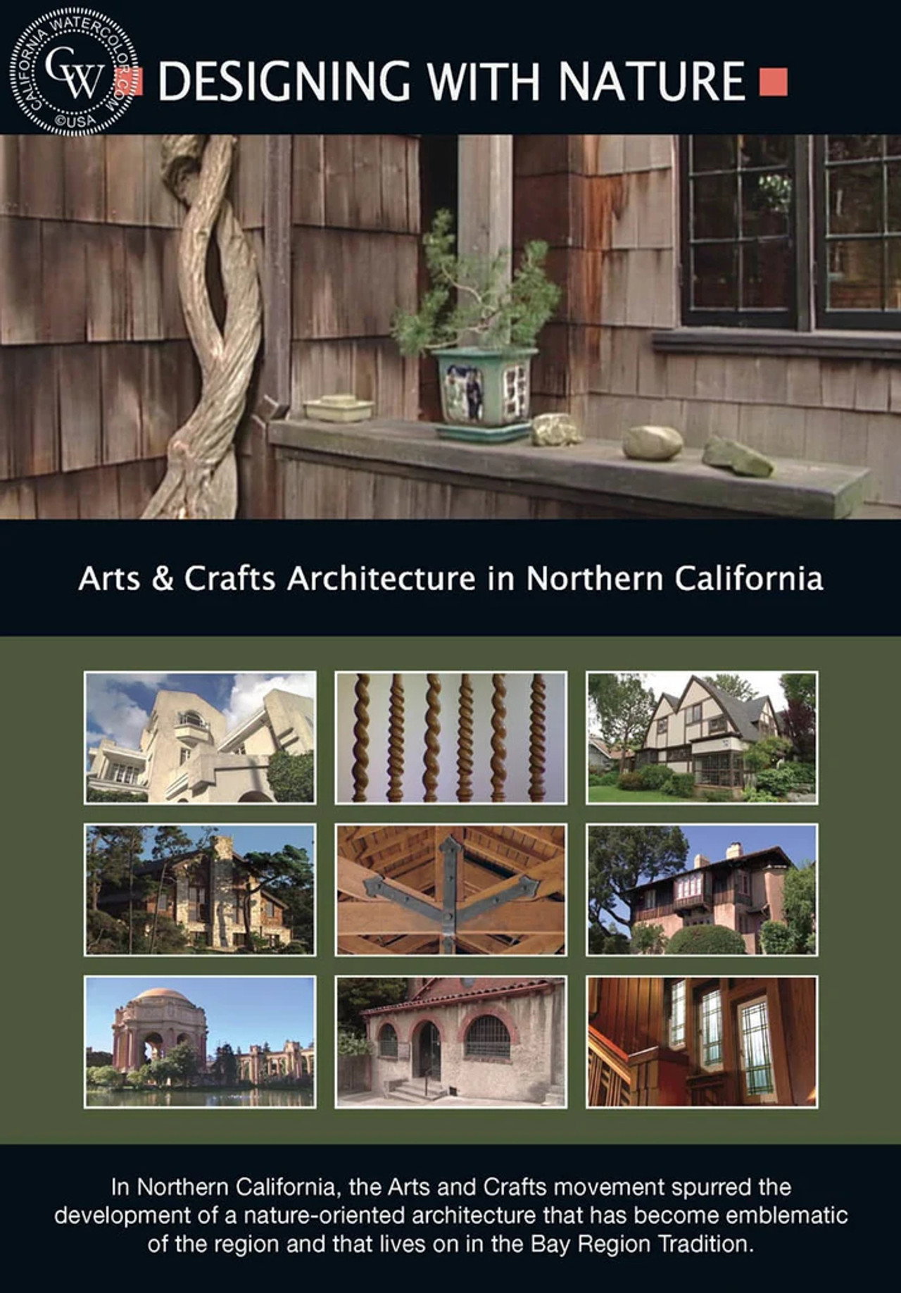 Designing With Nature: Arts & Crafts Architecture in Northern California Backdrop