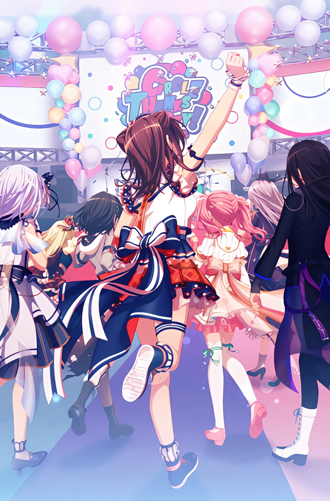 バンドリ! ガールズバンドパーティ! 5th Anniversary Animation -CiRCLE THANKS PARTY!- affisch
