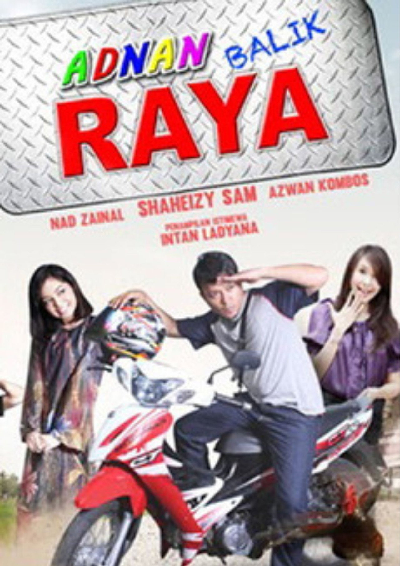 Adnan Sempit Balik Raya Backdrop