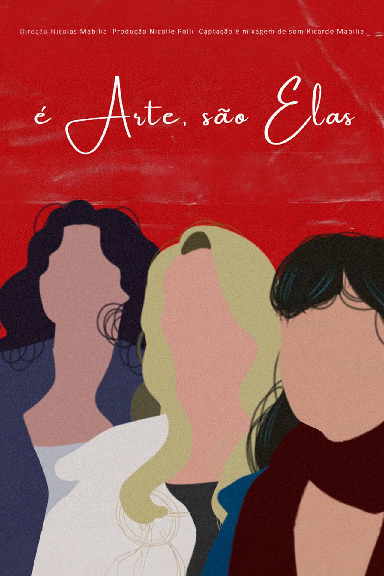 É Arte, São Elas Backdrop