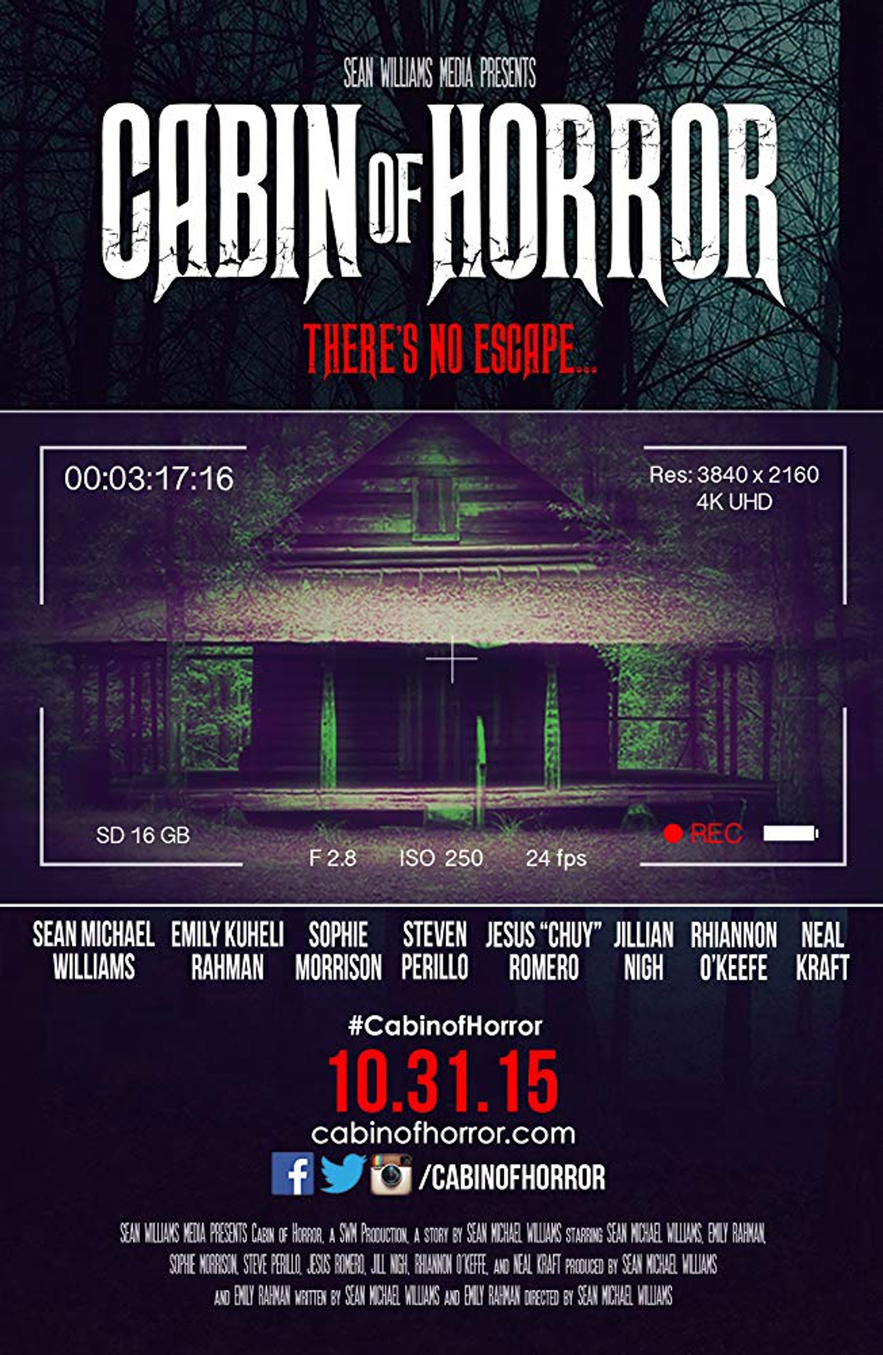 Cabin of Horror filmaffisch