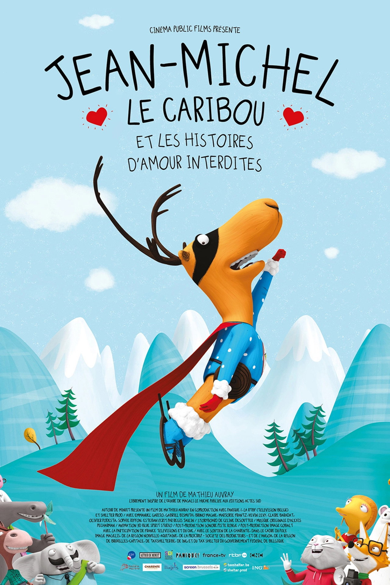Jean-Michel le caribou et les histoires d'amour interdites filmaffisch
