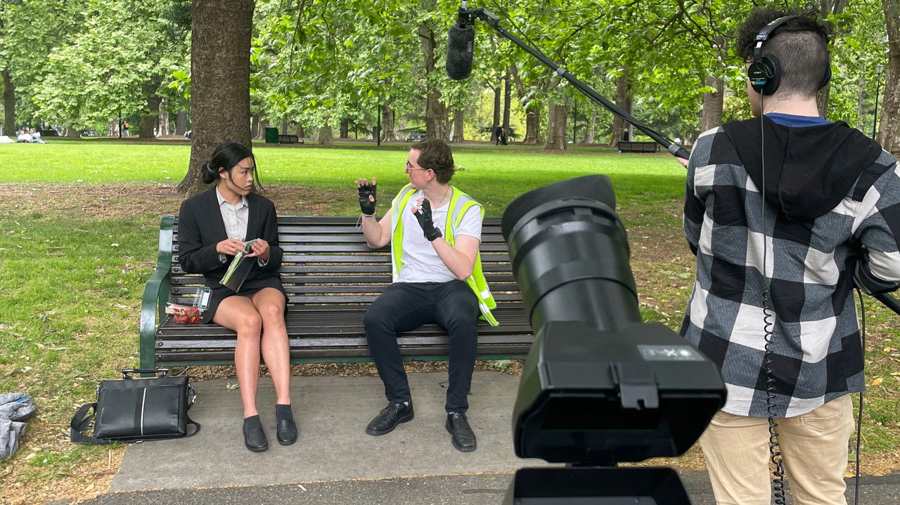 The Assets 'Pitch Piece' backdrop