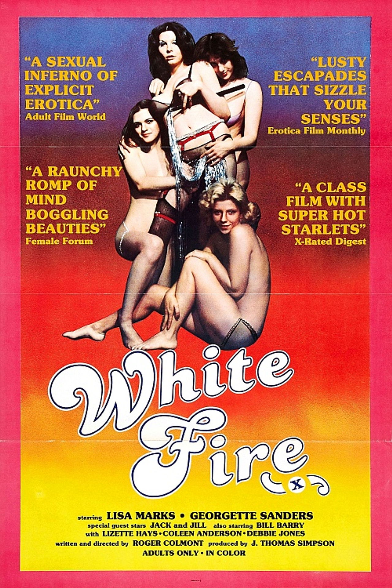 White Fire Backdrop