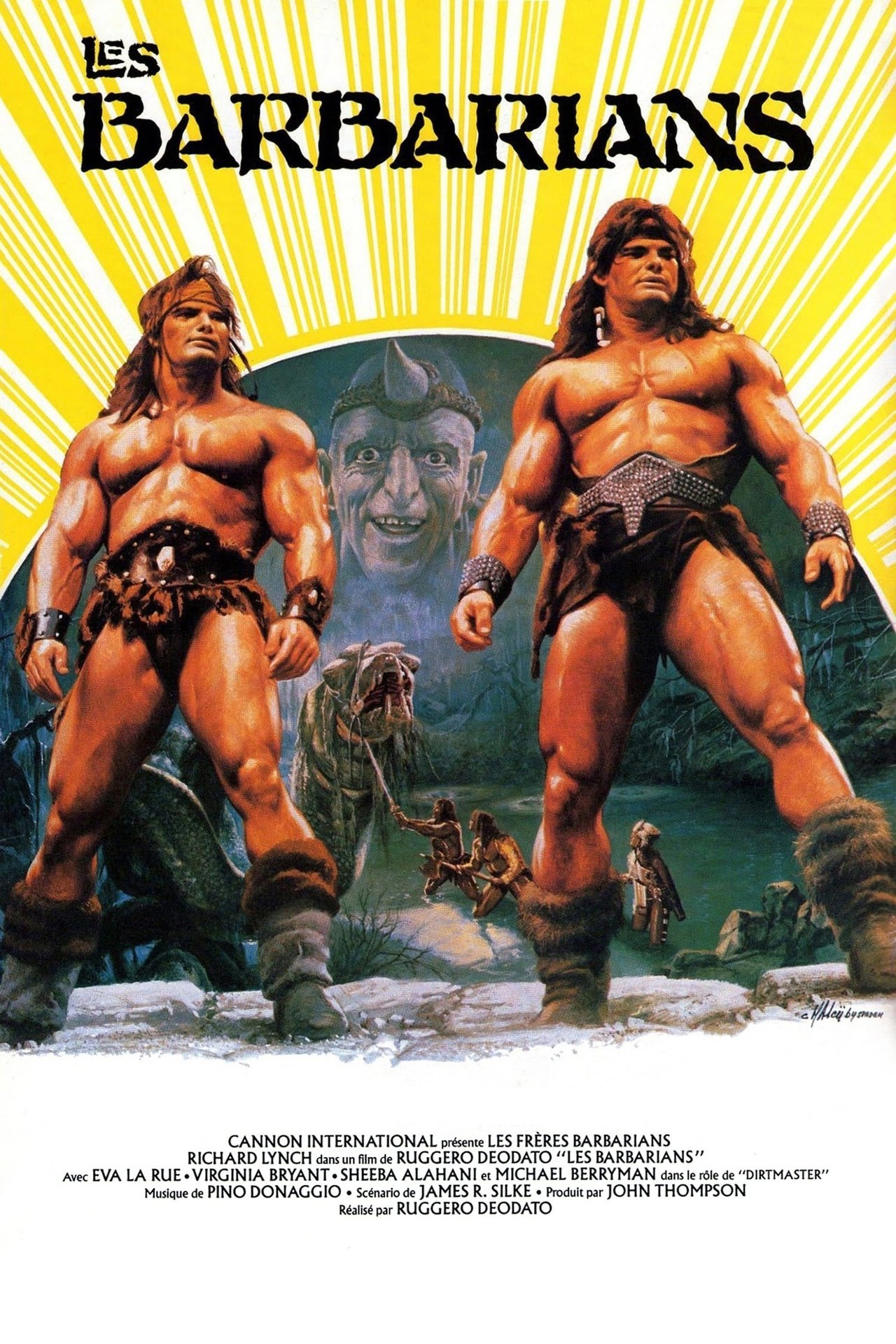 Les Barbarians poster