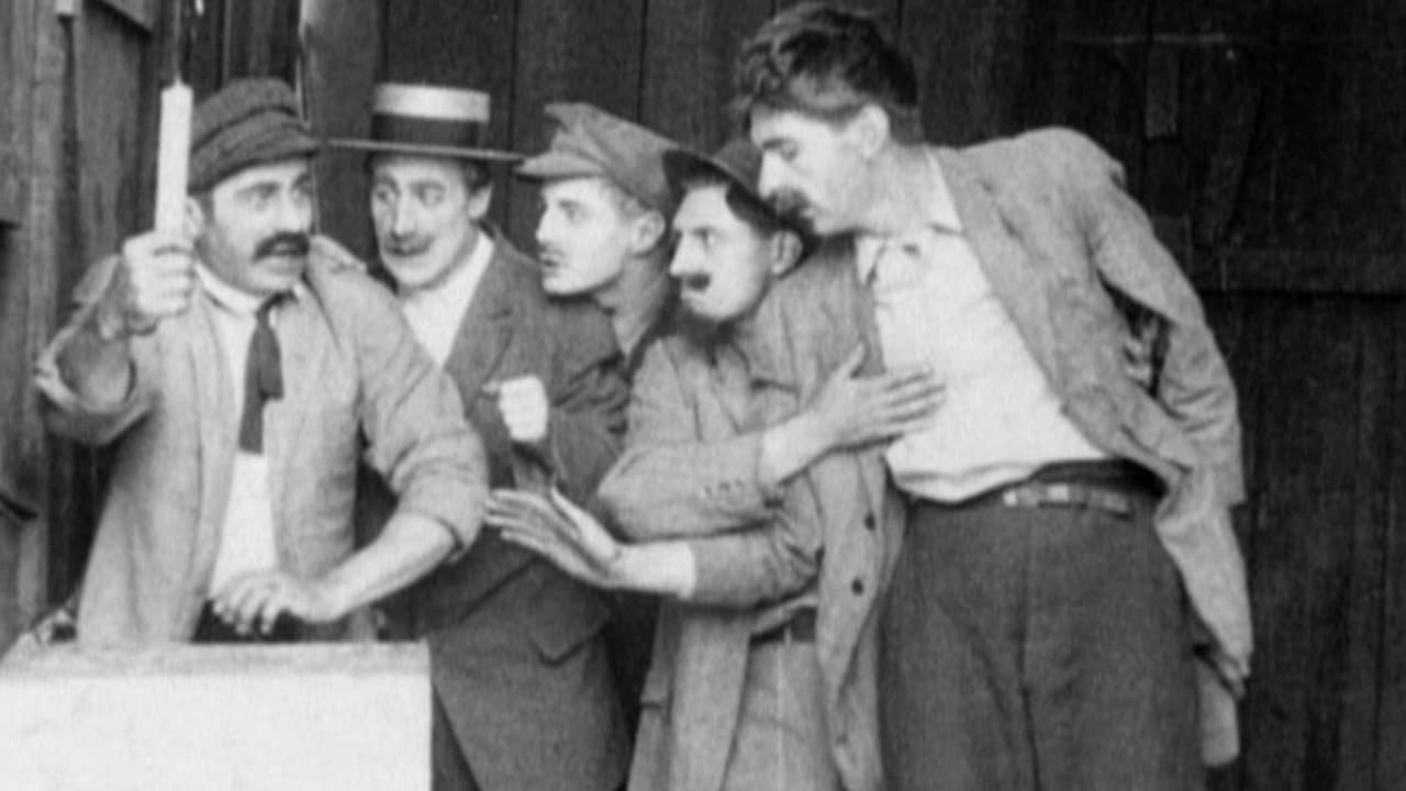 Scen från Chaplin som strejkbrytare
