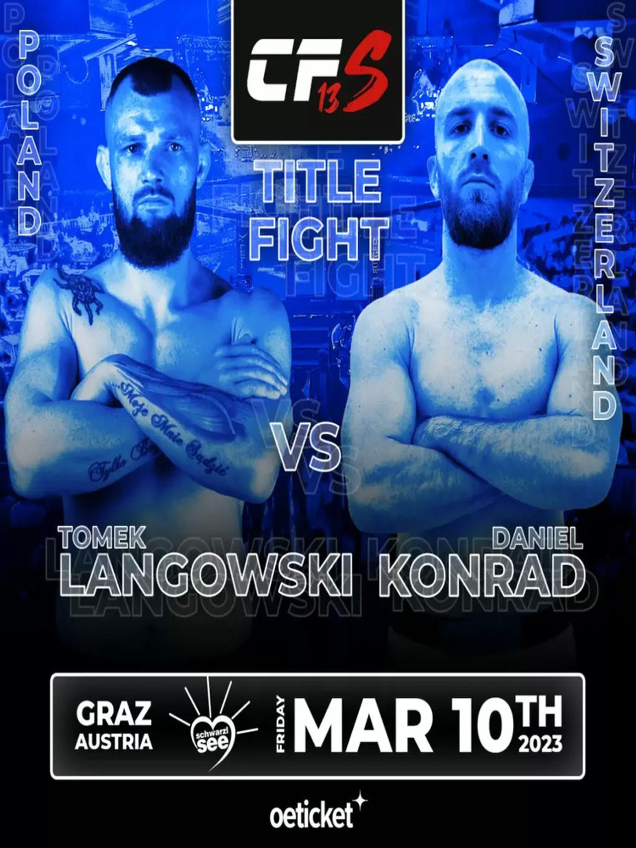 Cage Fight Series 13 Backdrop