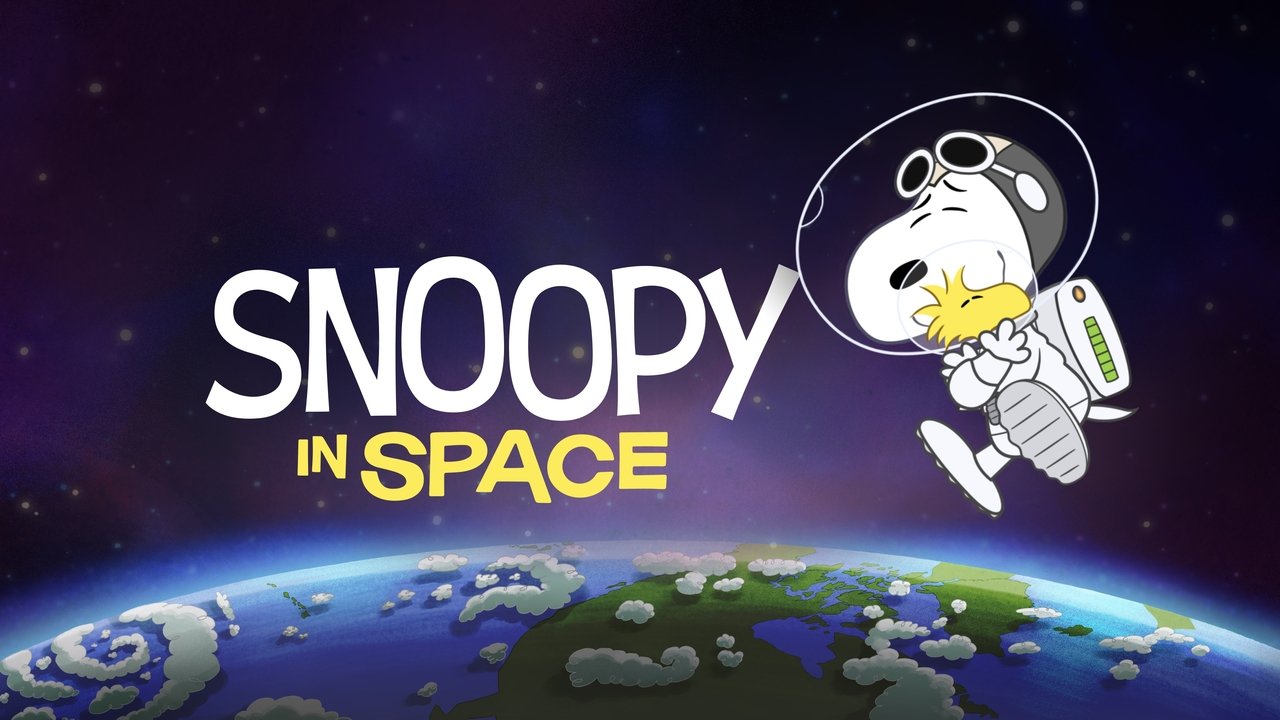 Snoopy in Space background