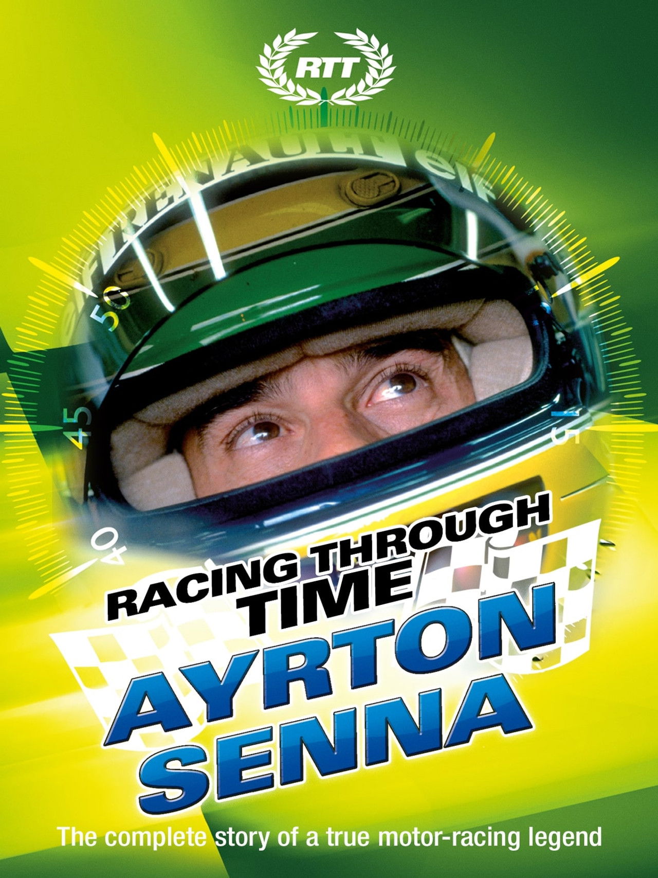 Racing Through Time - Ayrton Senna poster