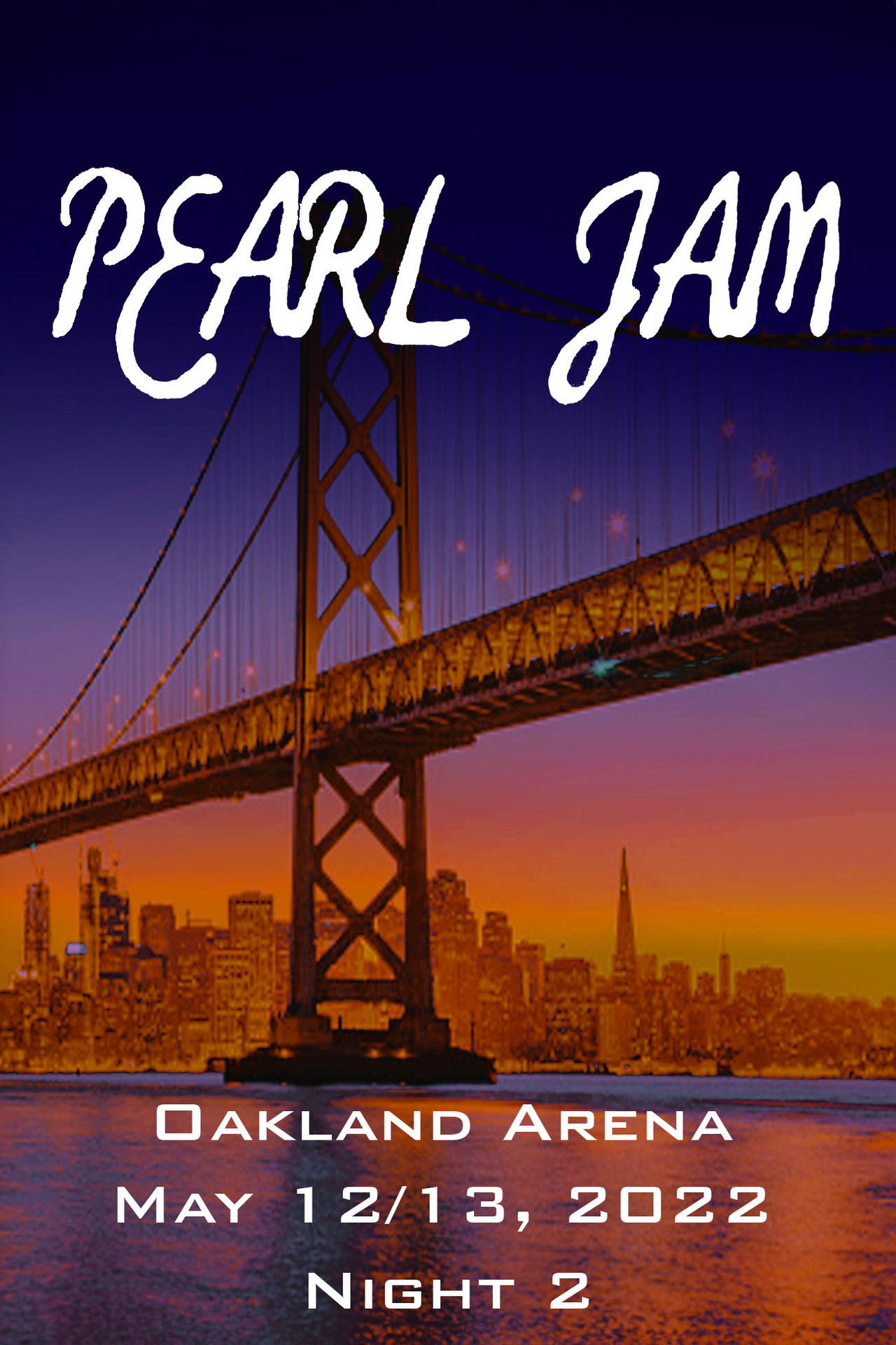 Pearl Jam: Oakland 2022 - Night 2 Backdrop