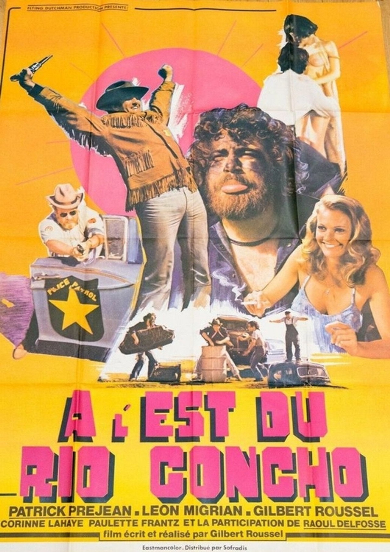 À l'est du Rio Concho filmaffisch