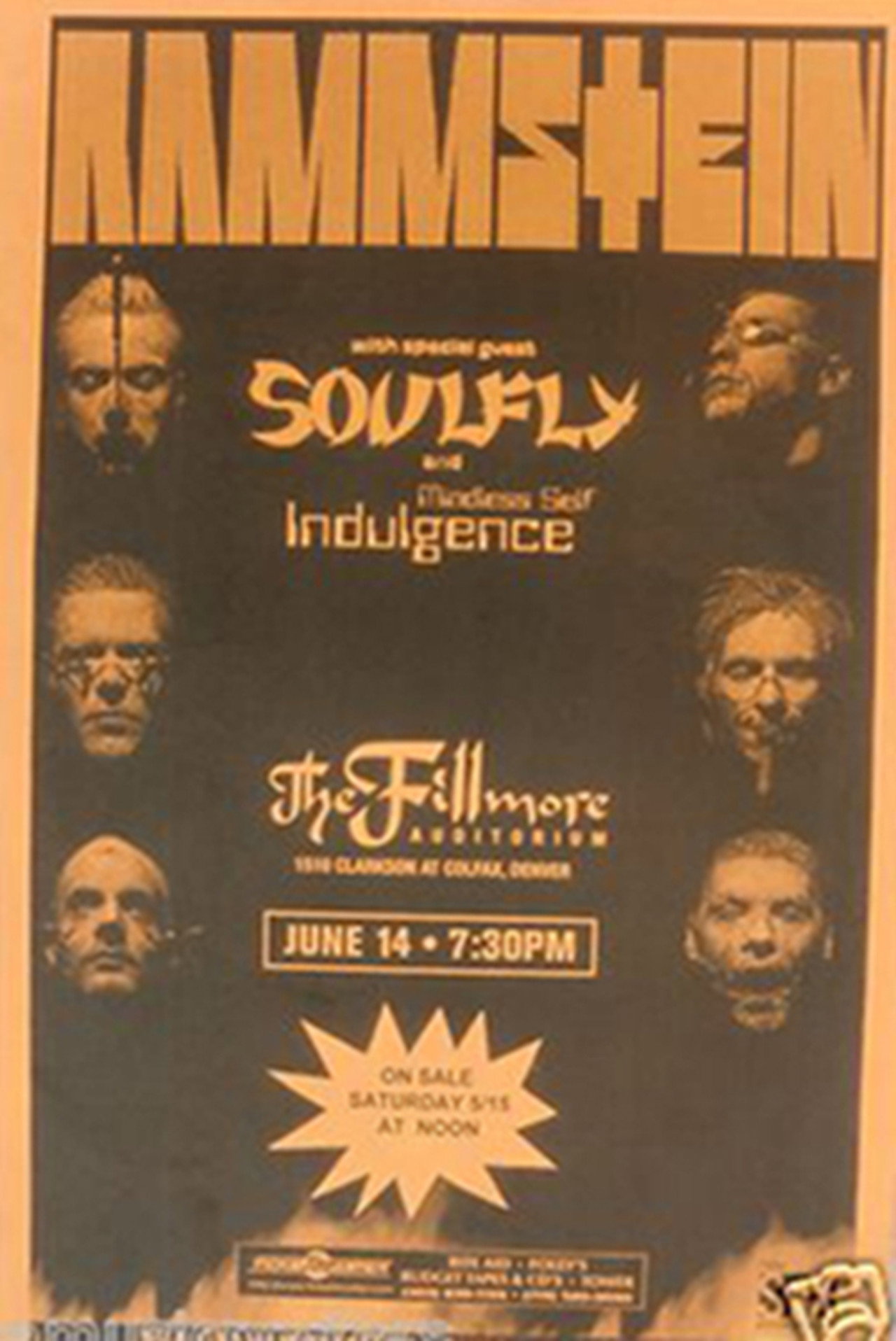 Rammstein: Live at Electric Factory (June 2, 1999)