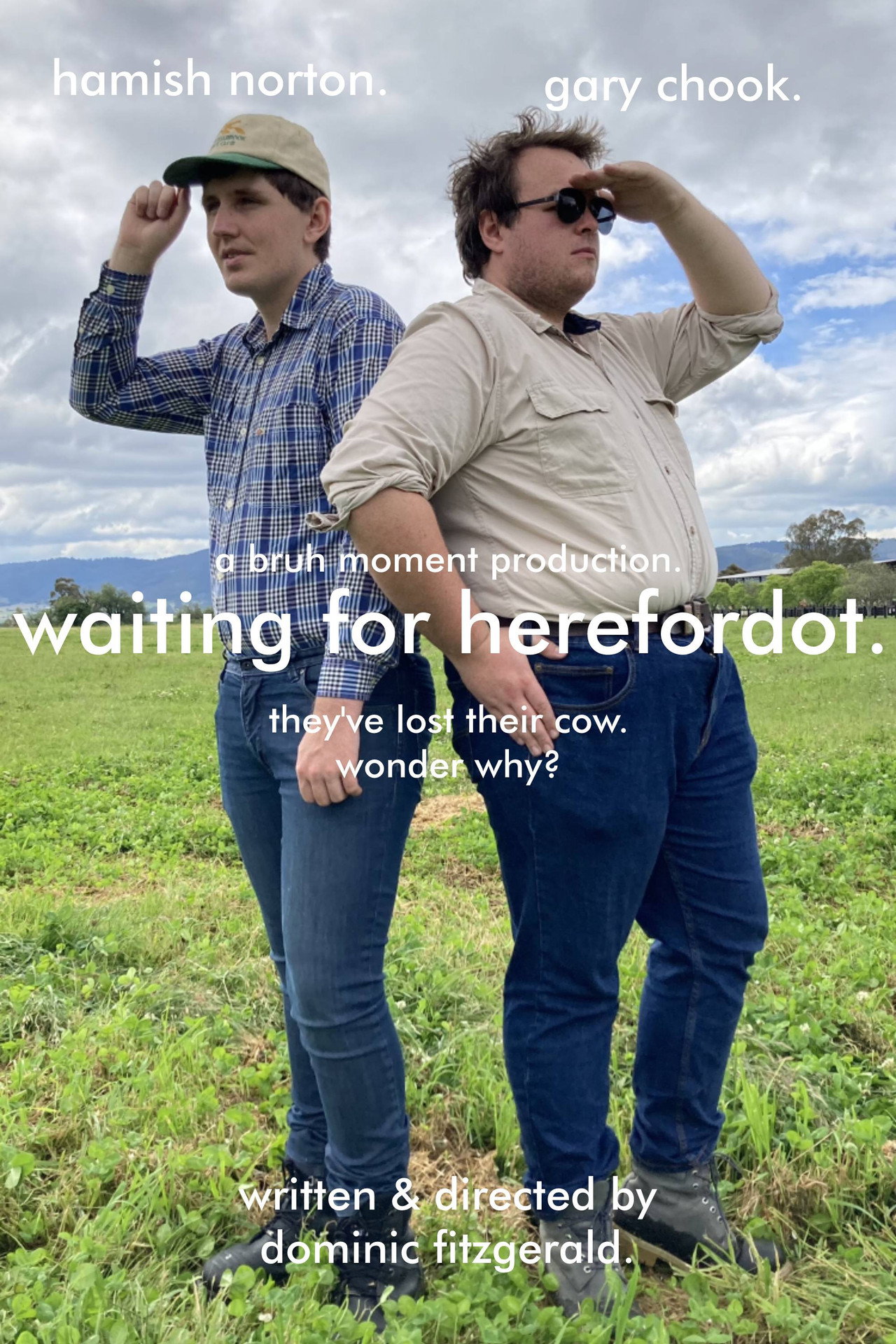 waiting for herefordot. Backdrop