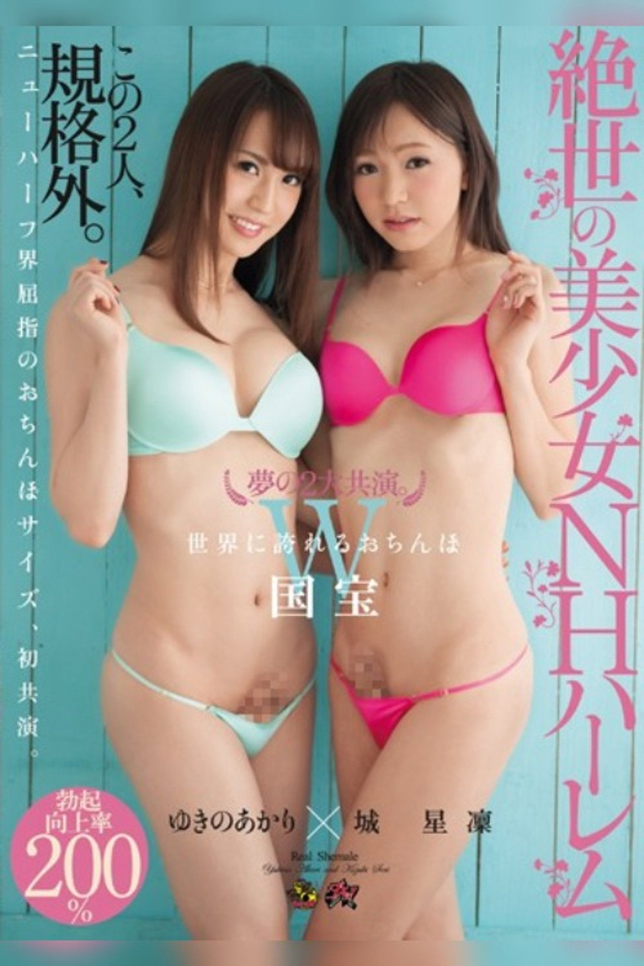 DASD-377 夢の2大共演。絶世の美少女NHハーレム 城星凜×ゆきのあかり filmaffisch