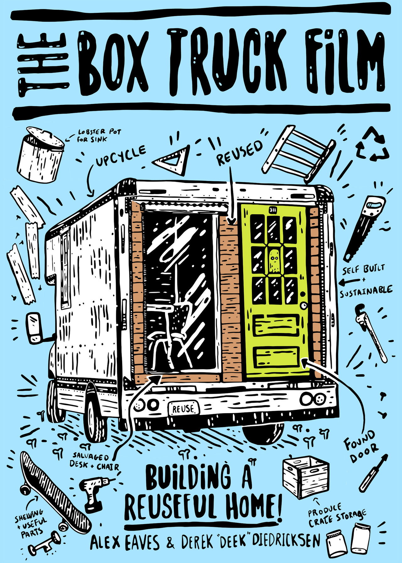 The Box Truck Film: Building A Reuseful Home filmaffisch