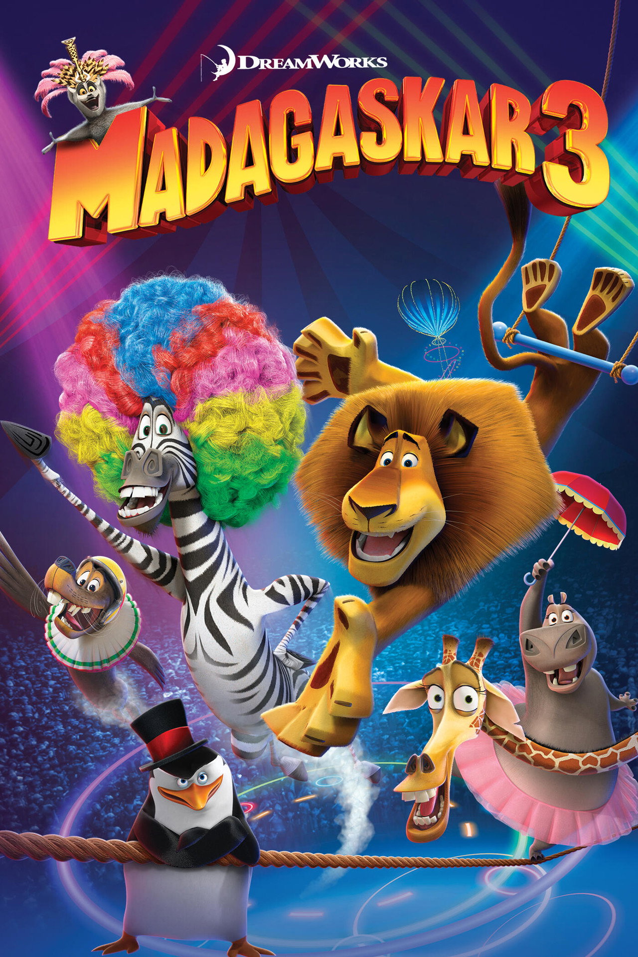 Madagaskar 3 filmaffisch