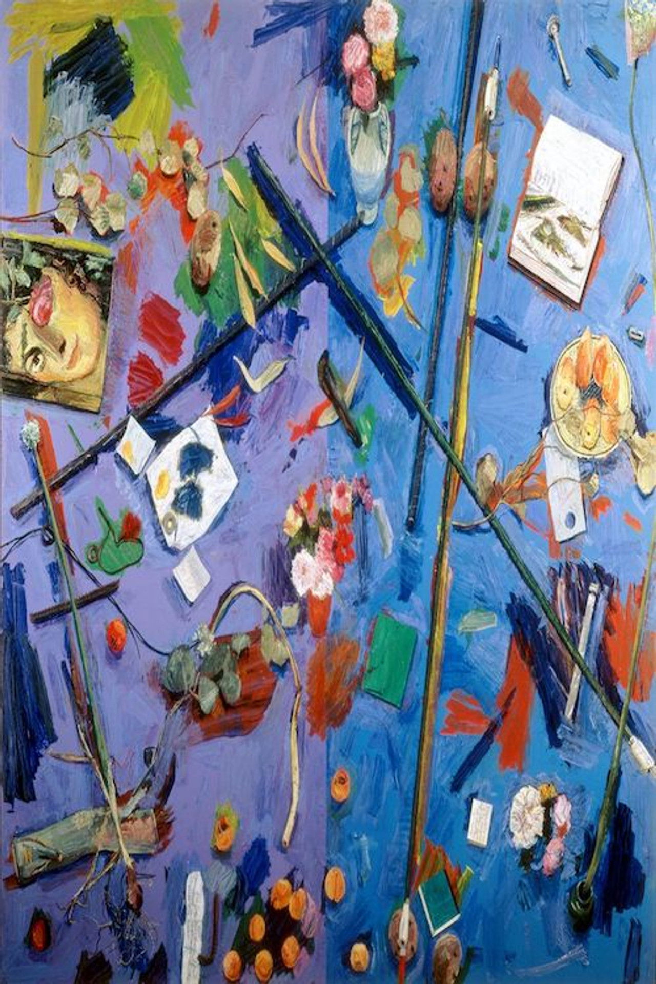 Untitled: New Blue Backdrop