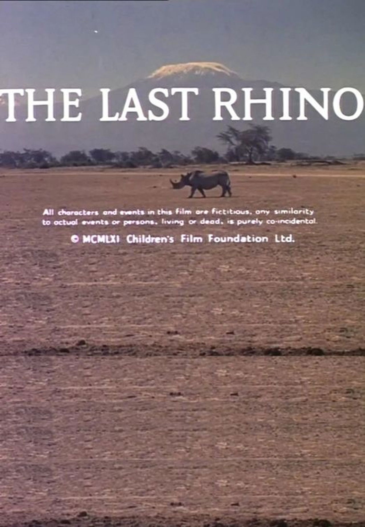 The Last Rhino Backdrop